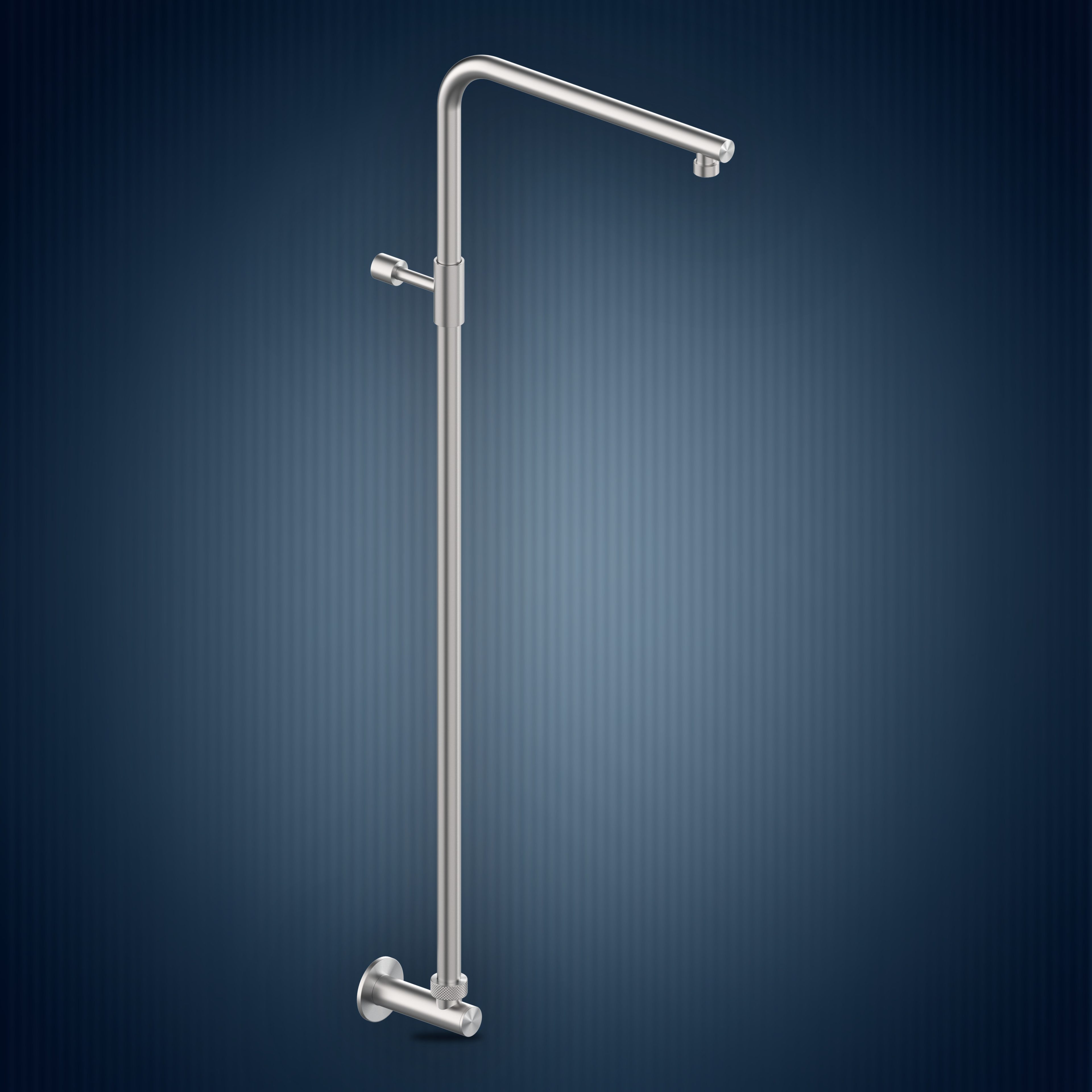 Presa d’acqua con colonna doccia e soffione incassato W7X1, collezione Skinny