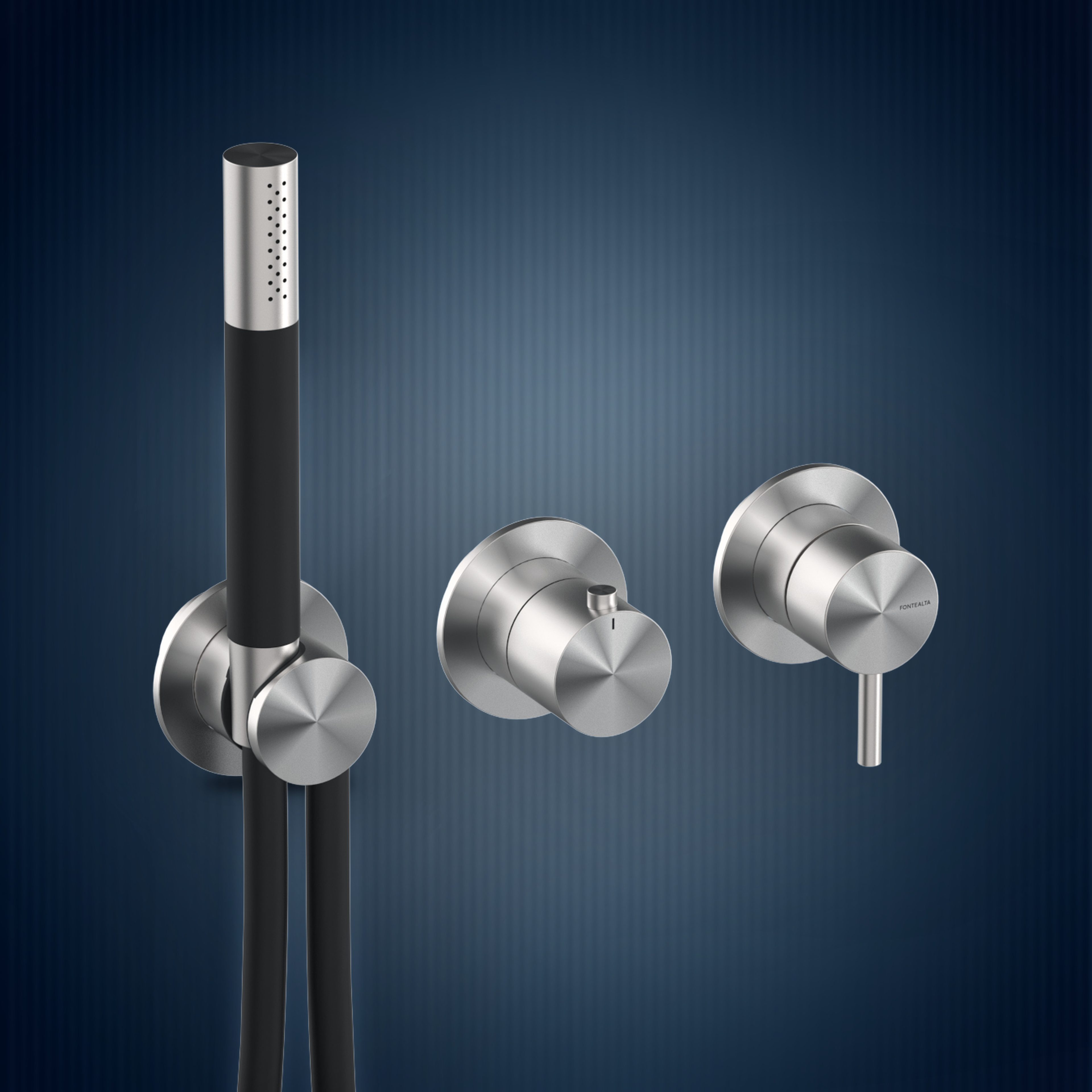 Miscelatore vasca da incasso con doccetta W3MBP.L, collezione Skinny