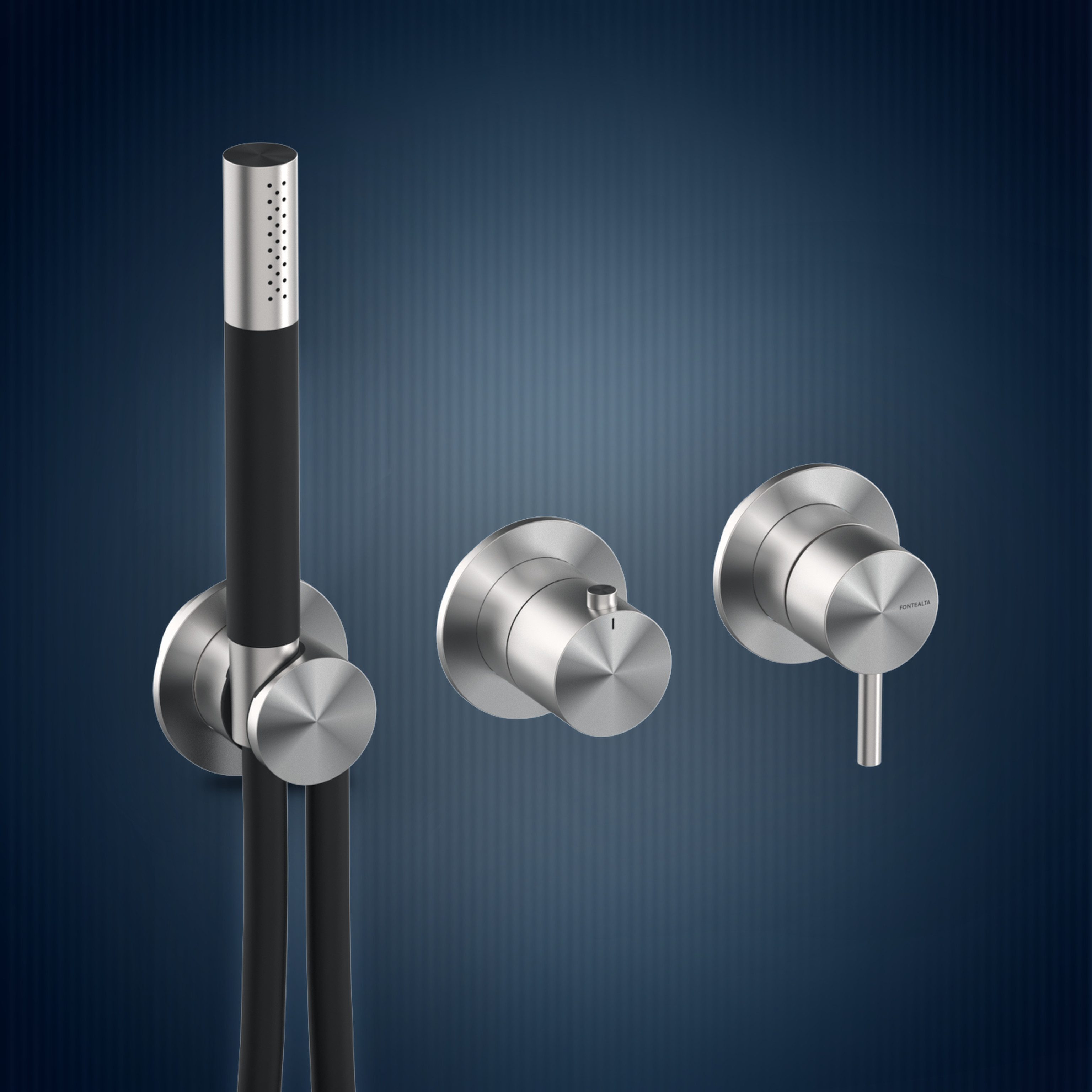 Miscelatore vasca da incasso con doccetta W3MBP.L, collezione Skinny