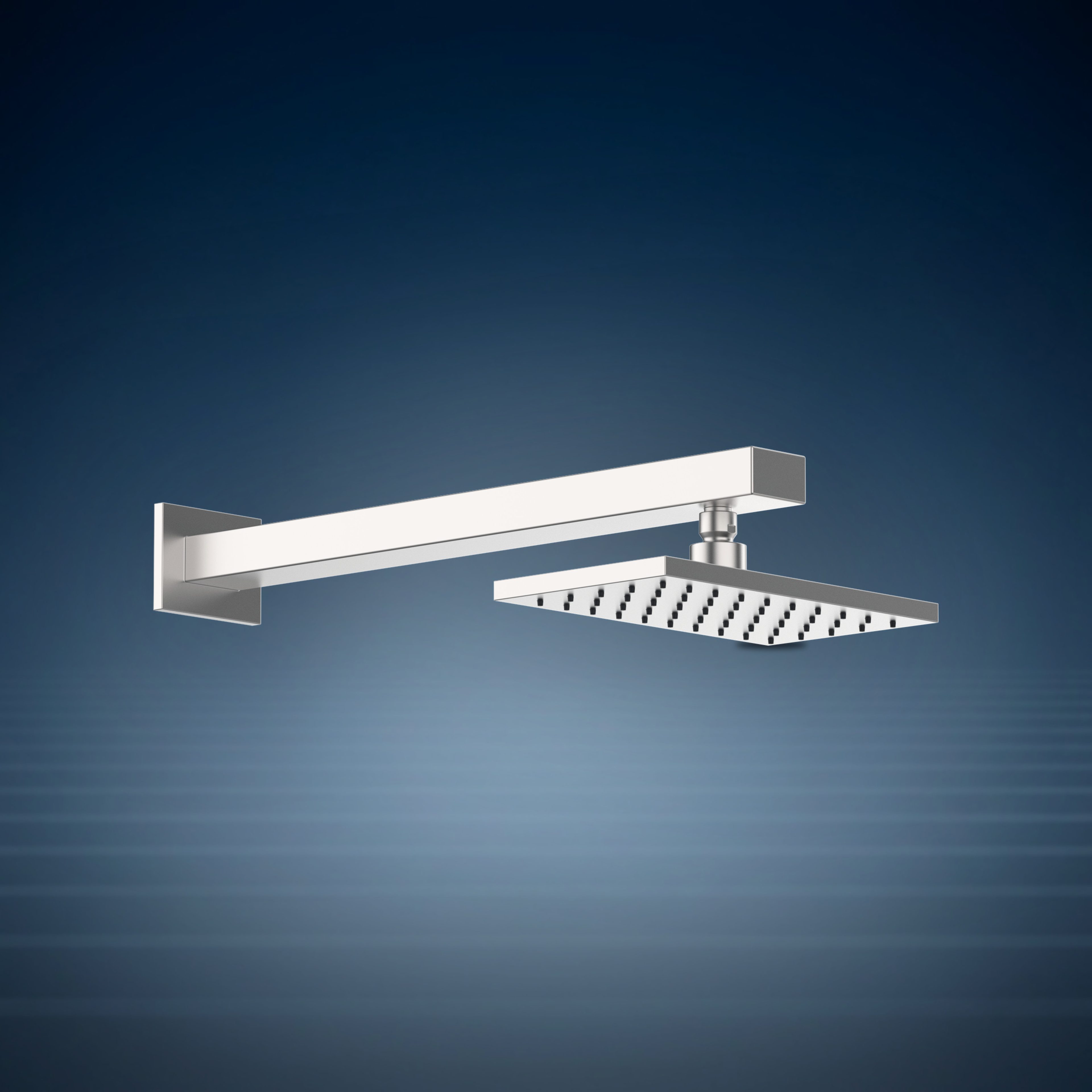 Braccio doccia con soffione S09 250x140 mm SA53.09, collezione Waterline