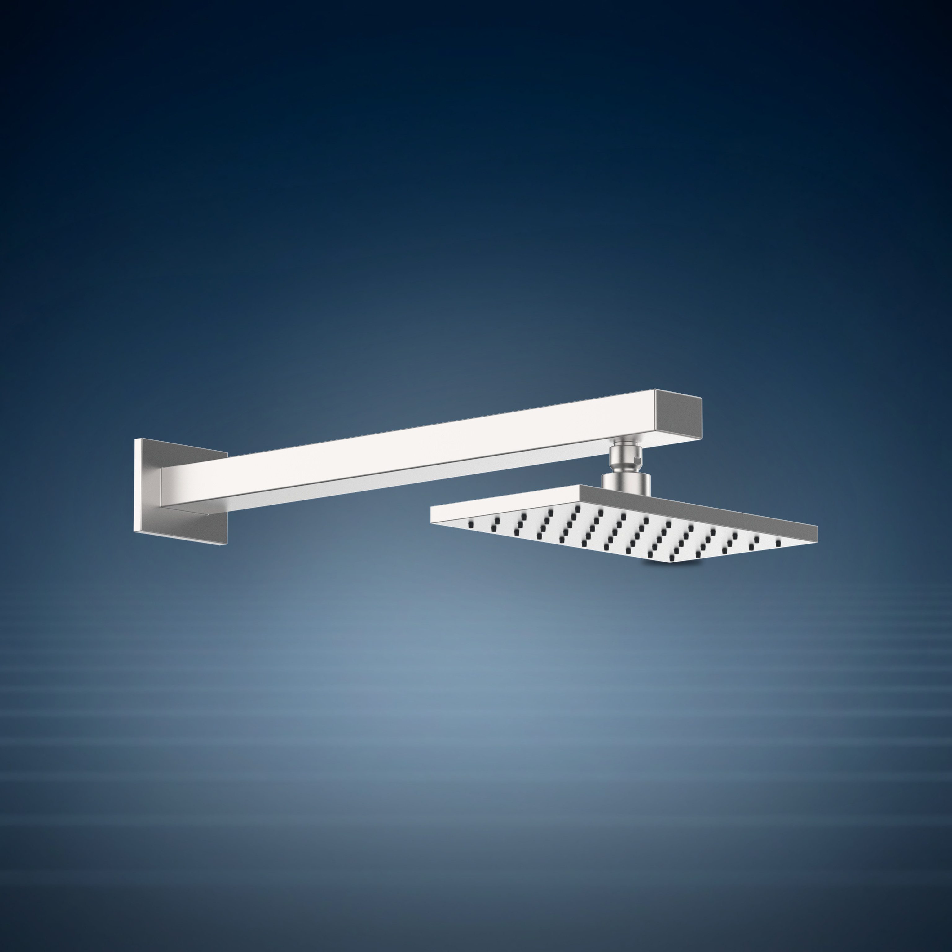 Braccio doccia con soffione S09 250x140 mm SA53.09, collezione Waterline