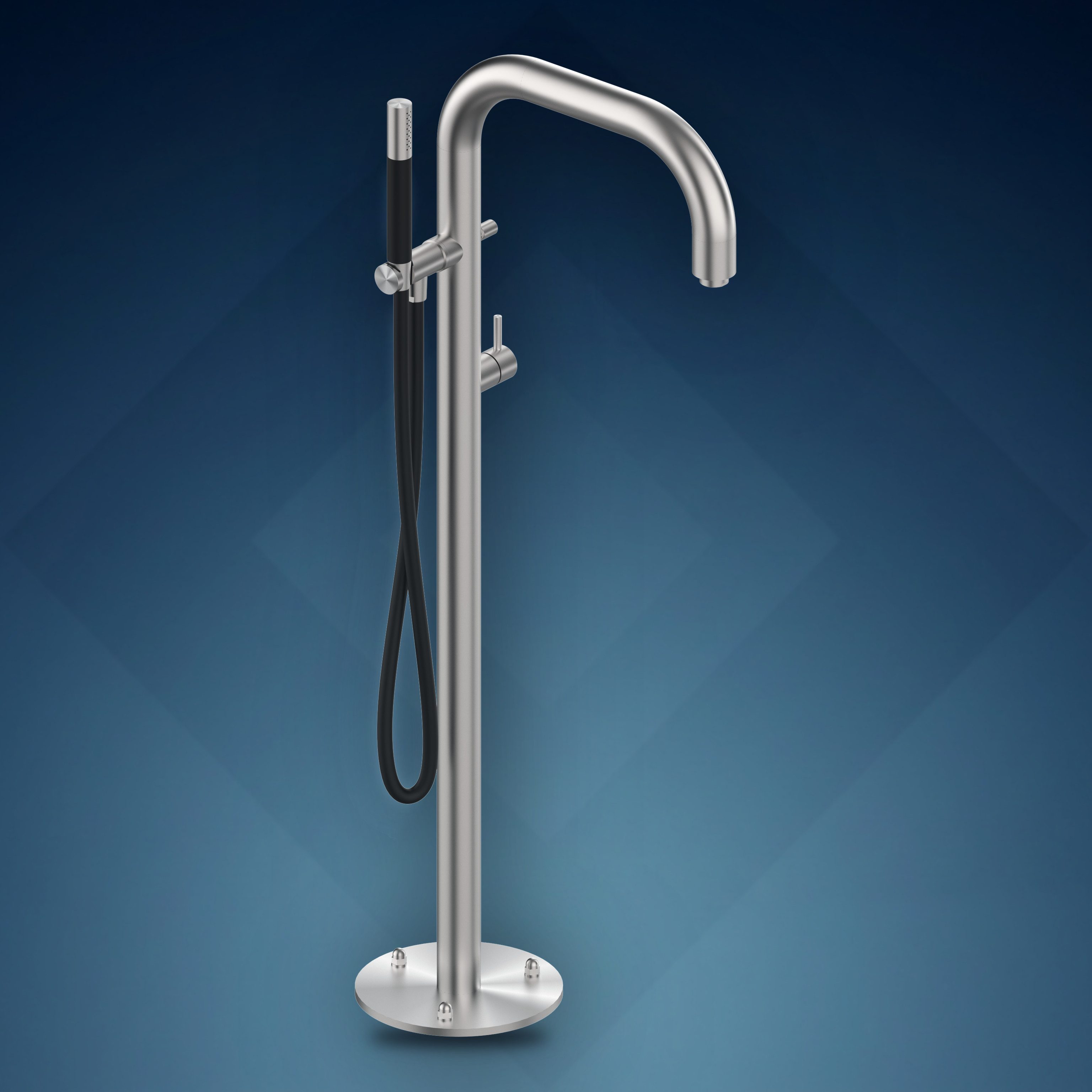 Colonna per vasca con miscelatore e doccetta B40V.ME, collezione Boss