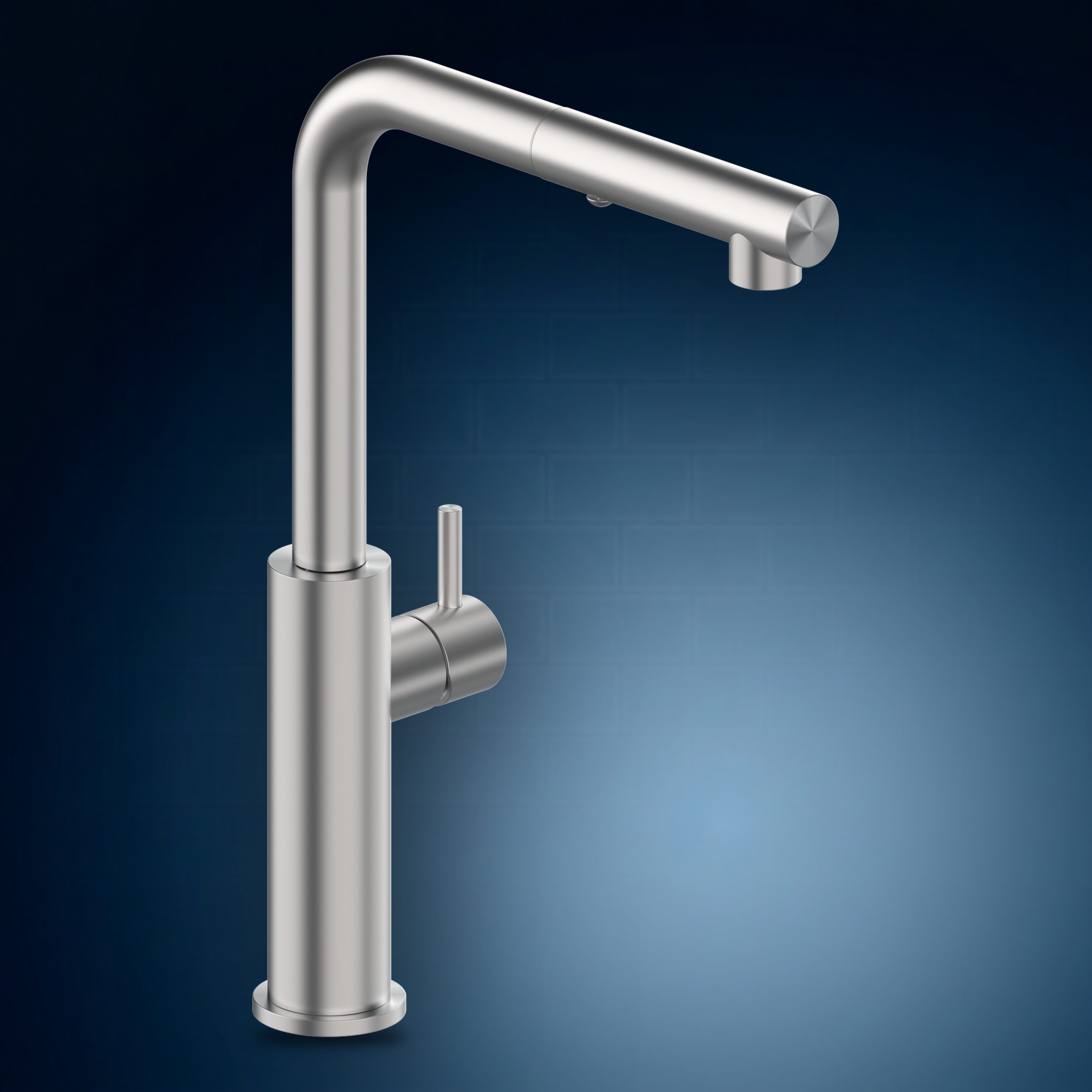 Miscelatore da lavello con doccia Pull-out a doppio getto K40.LS, collezione Kitchen