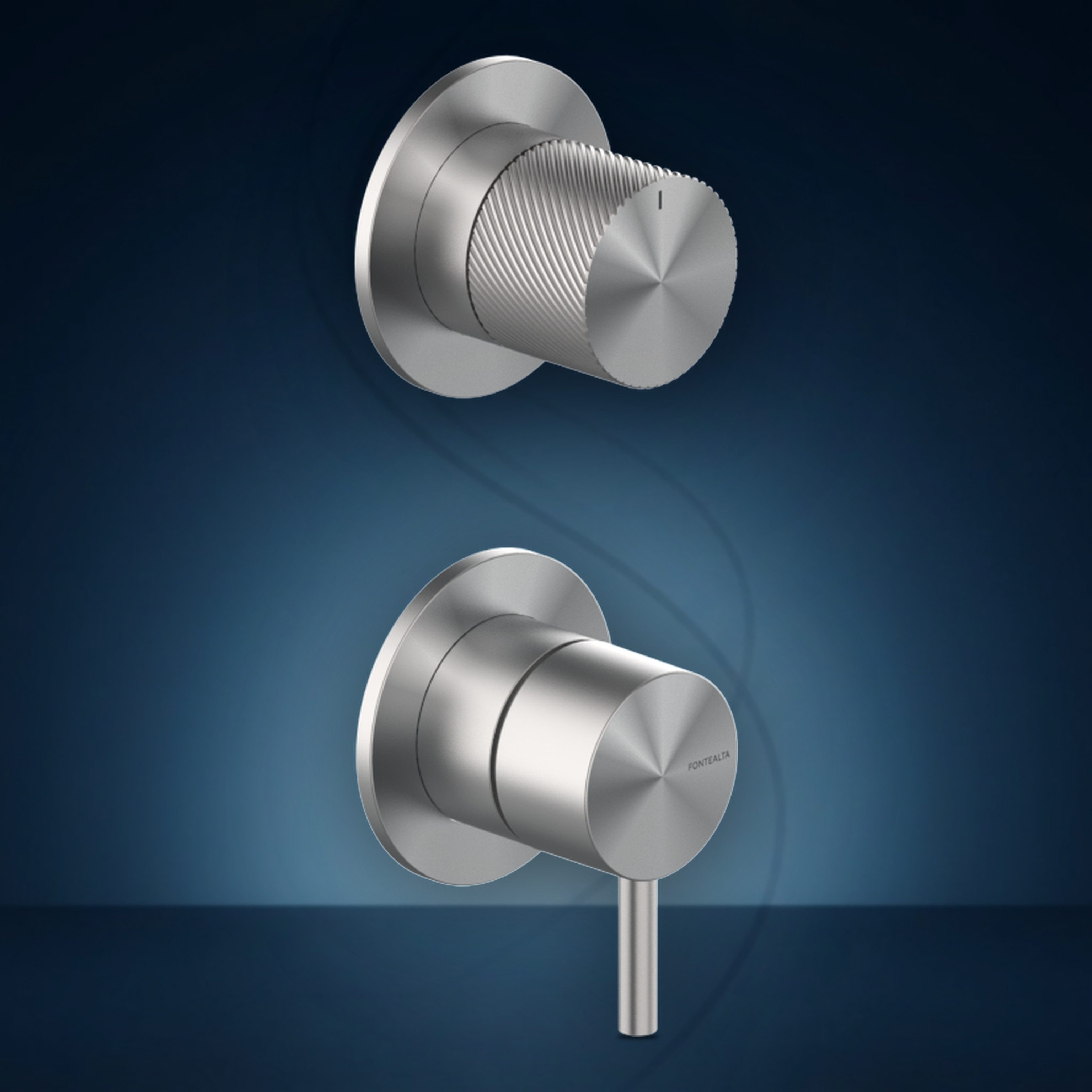 Miscelatore da incasso per doccia, con deviatore a 3 vie MR3.F, collezione Flamingo