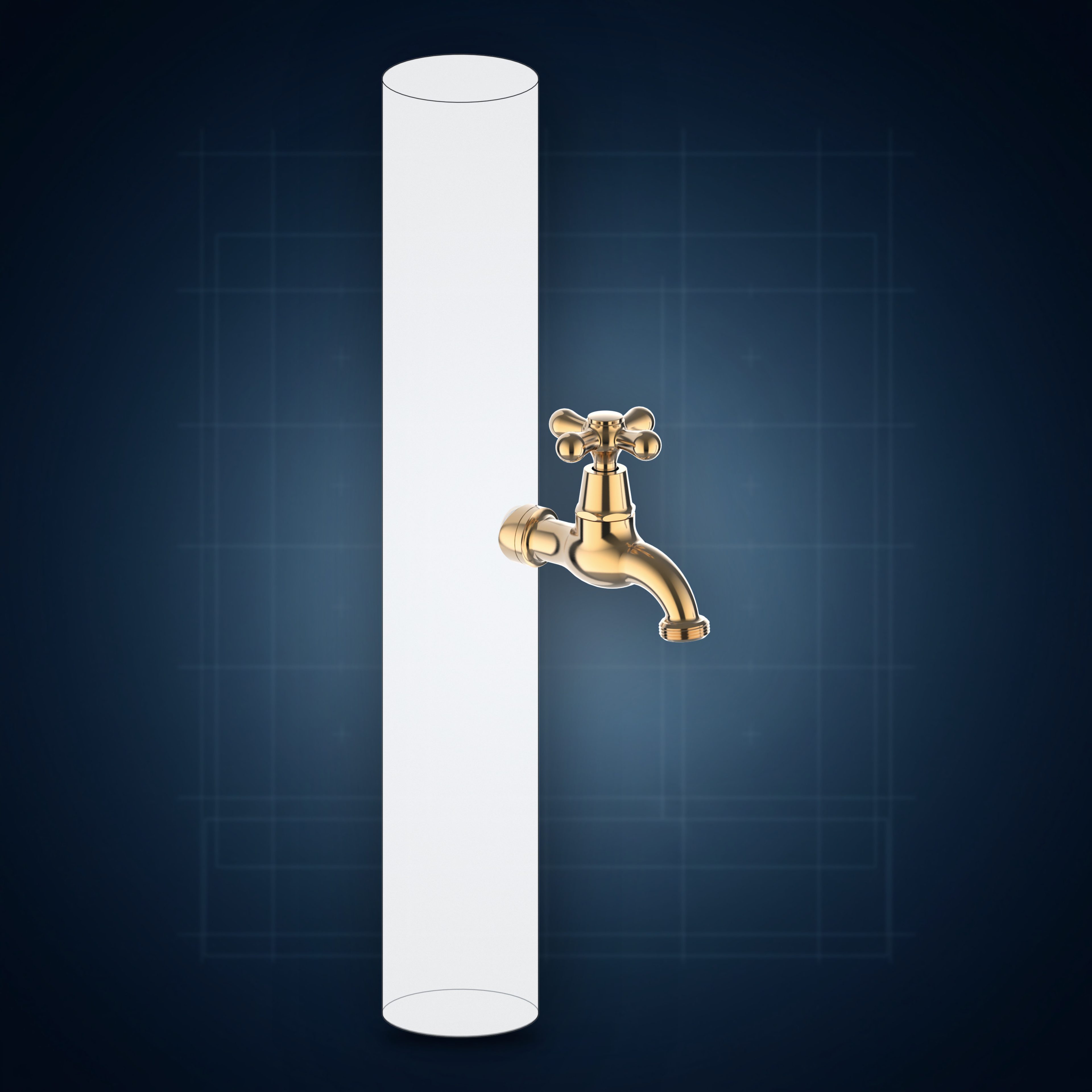 Rubinetto esterno per colonne doccia Origo Rame, ottone lucido naturale RE04.L, collezione Accessori colonna doccia