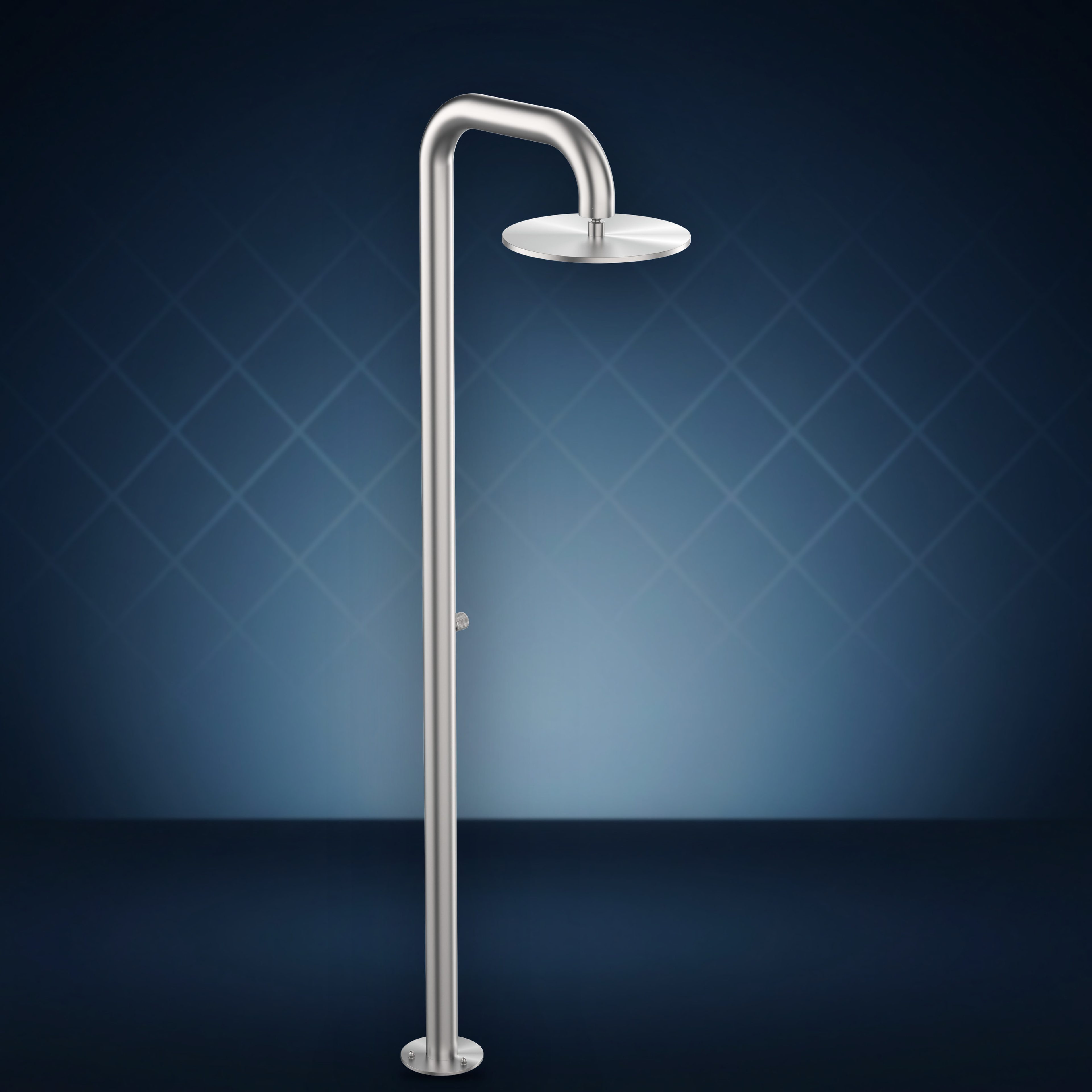 Colonna doccia con rubinetto d'arresto e soffione S12 Ø400 mm BW76, collezione Boss Wide