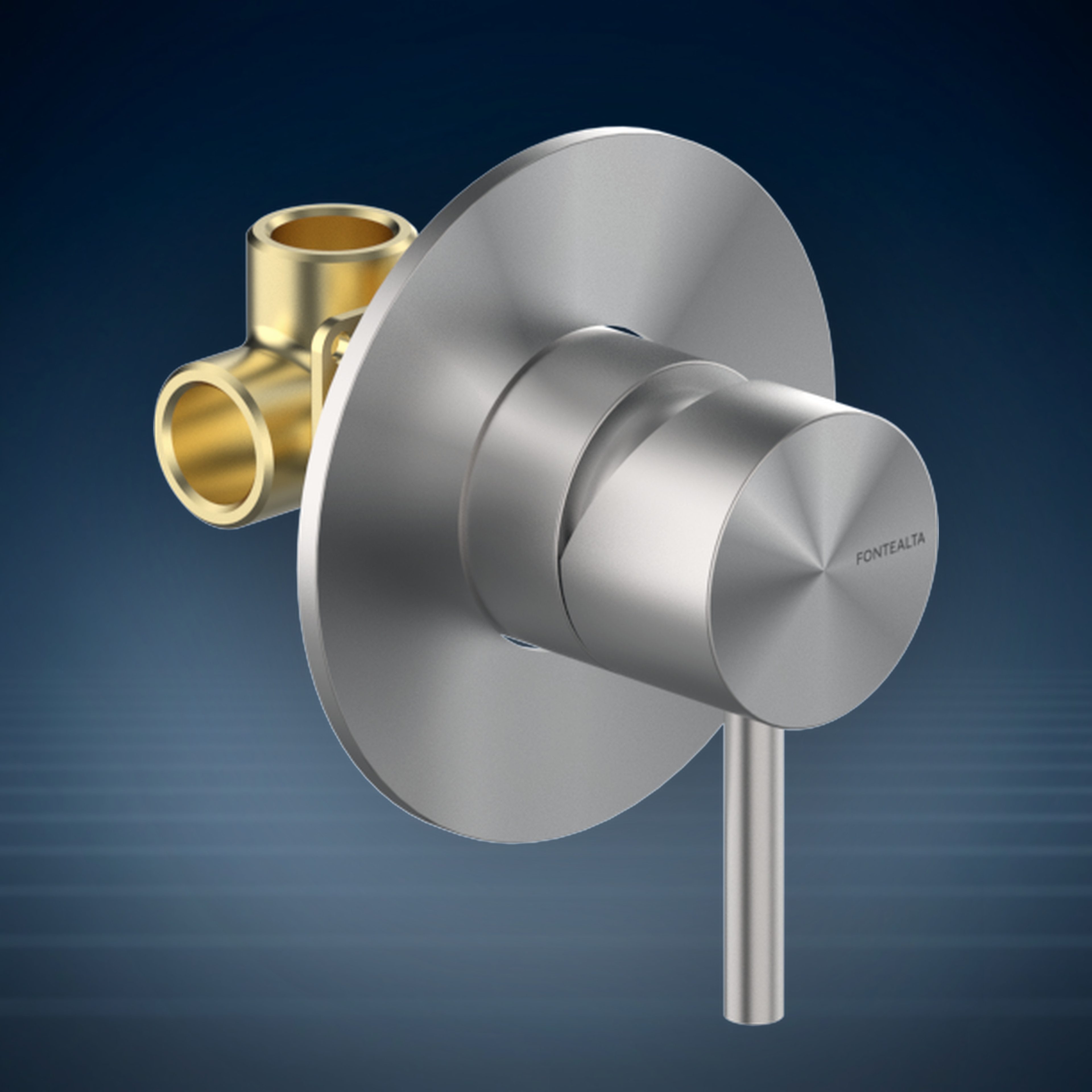 Miscelatore da incasso per doccia MR1, collezione Waterline