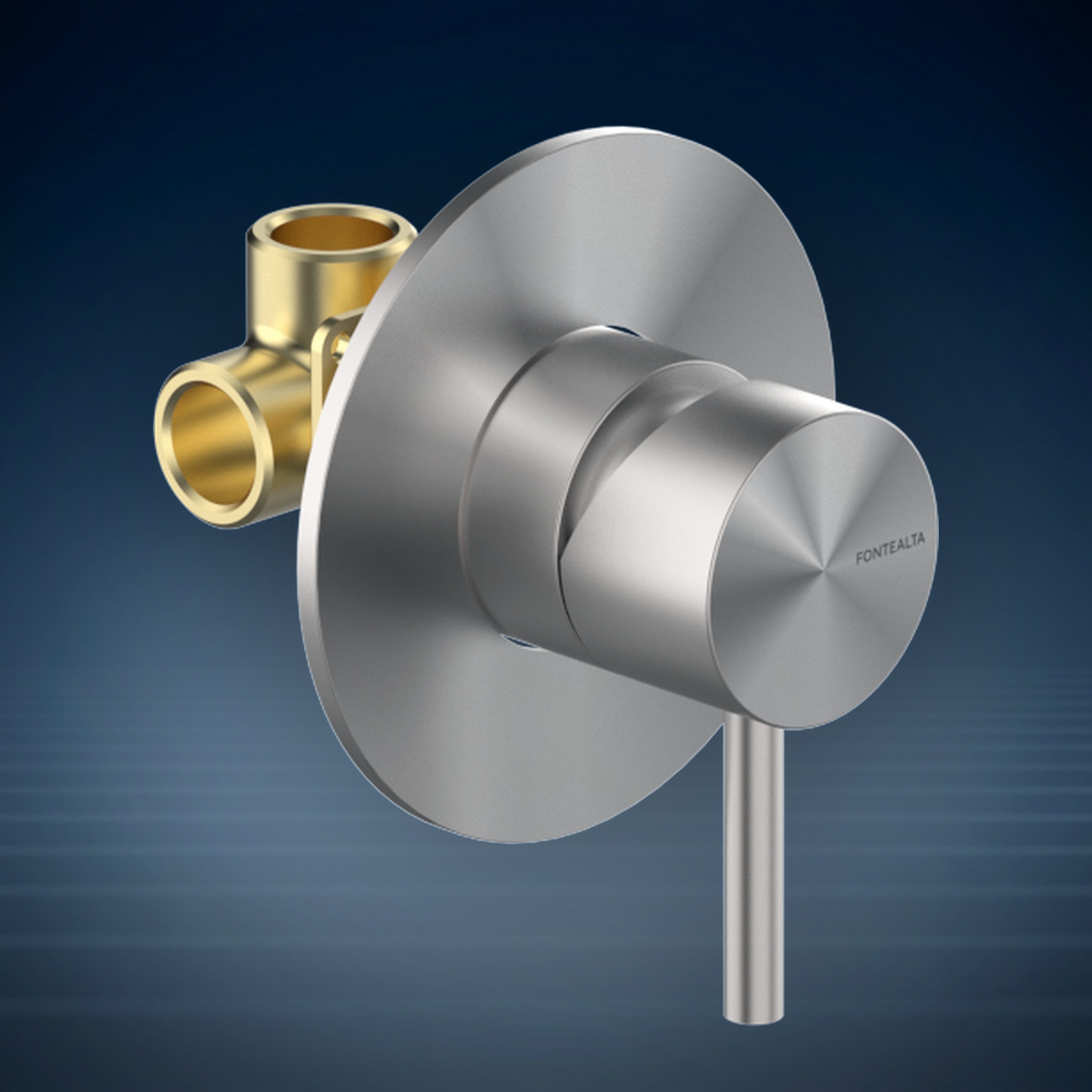 Miscelatore da incasso per doccia MR1, collezione Waterline