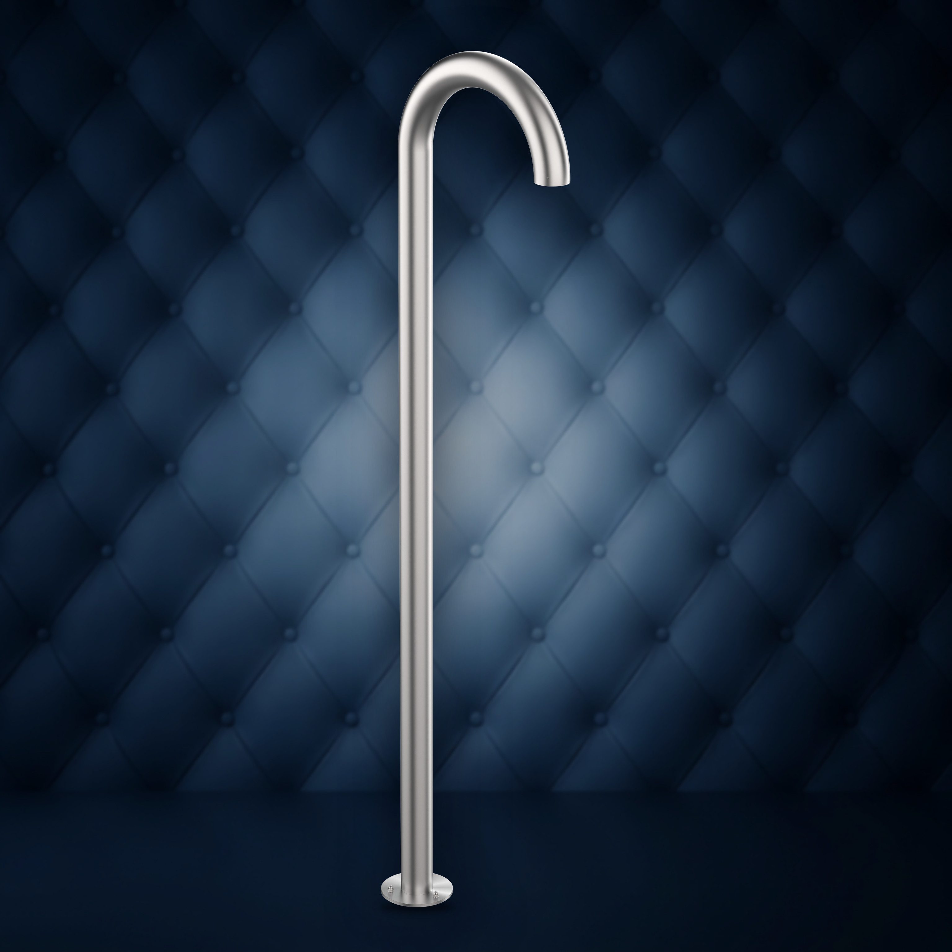 Colonna doccia con soffione incassato per comando remoto C90.RC, collezione Club
