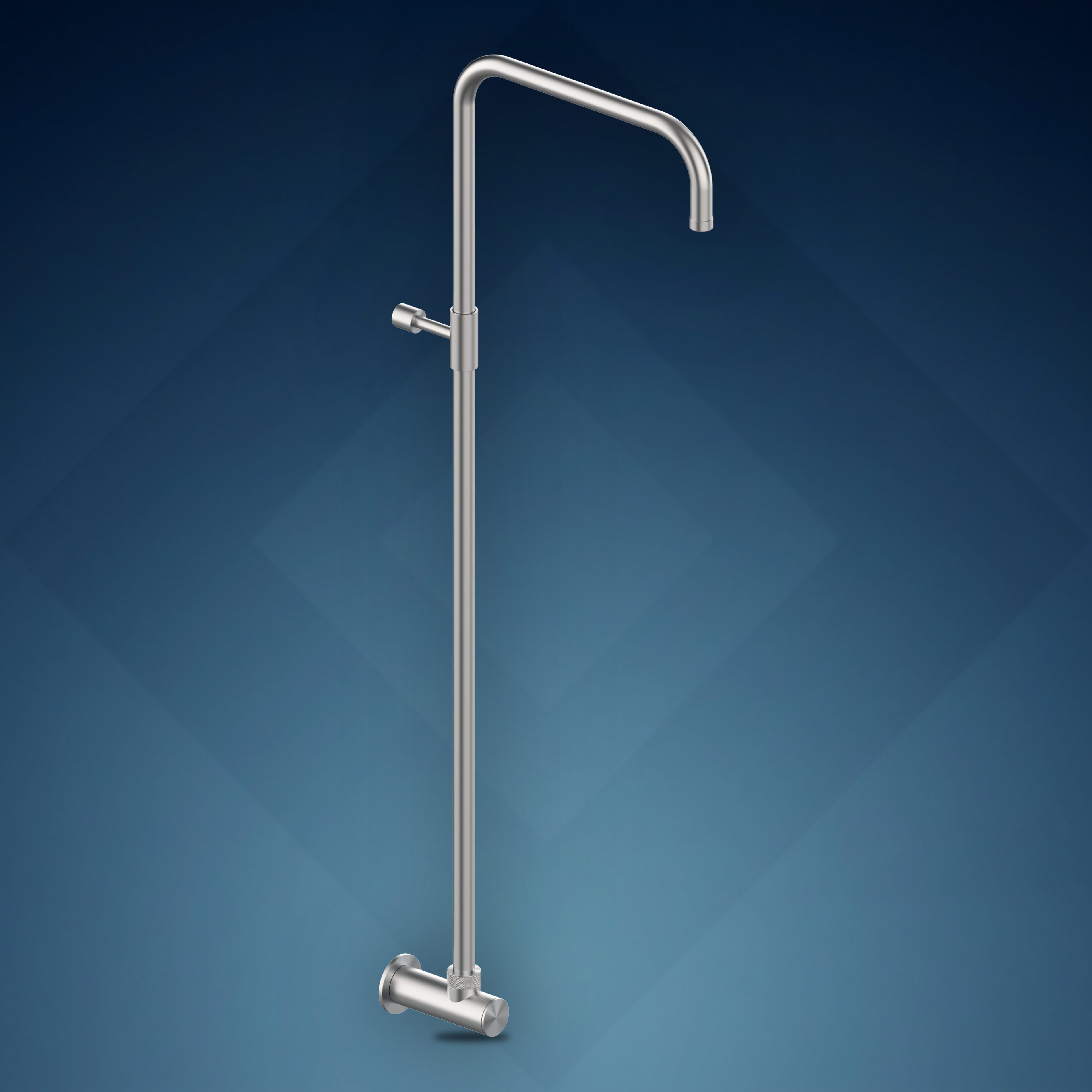Presa d’acqua con colonna doccia e soffione incassato W3X7, collezione Boss