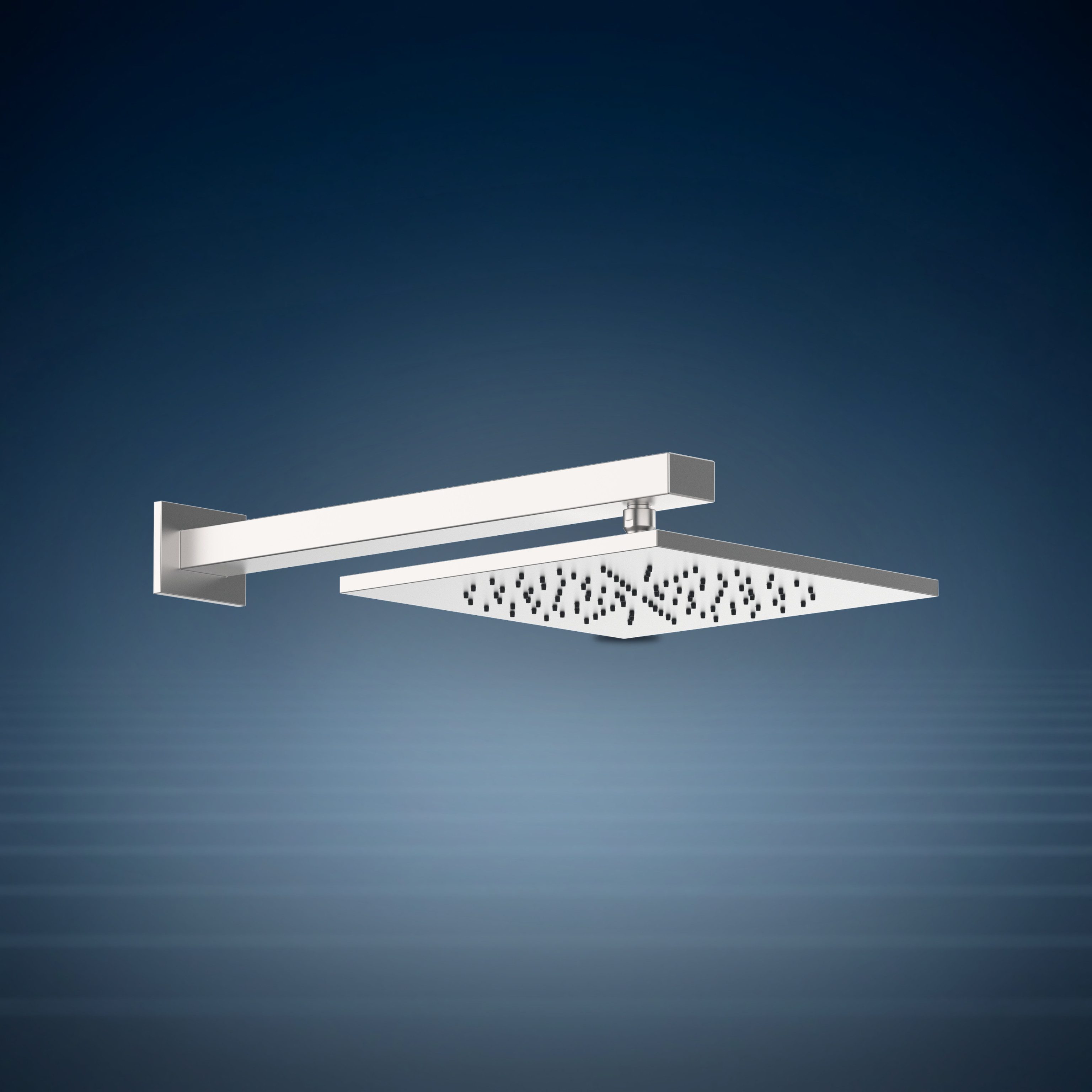 Braccio doccia con soffione S11 300x300 mm SA53.11, collezione Waterline