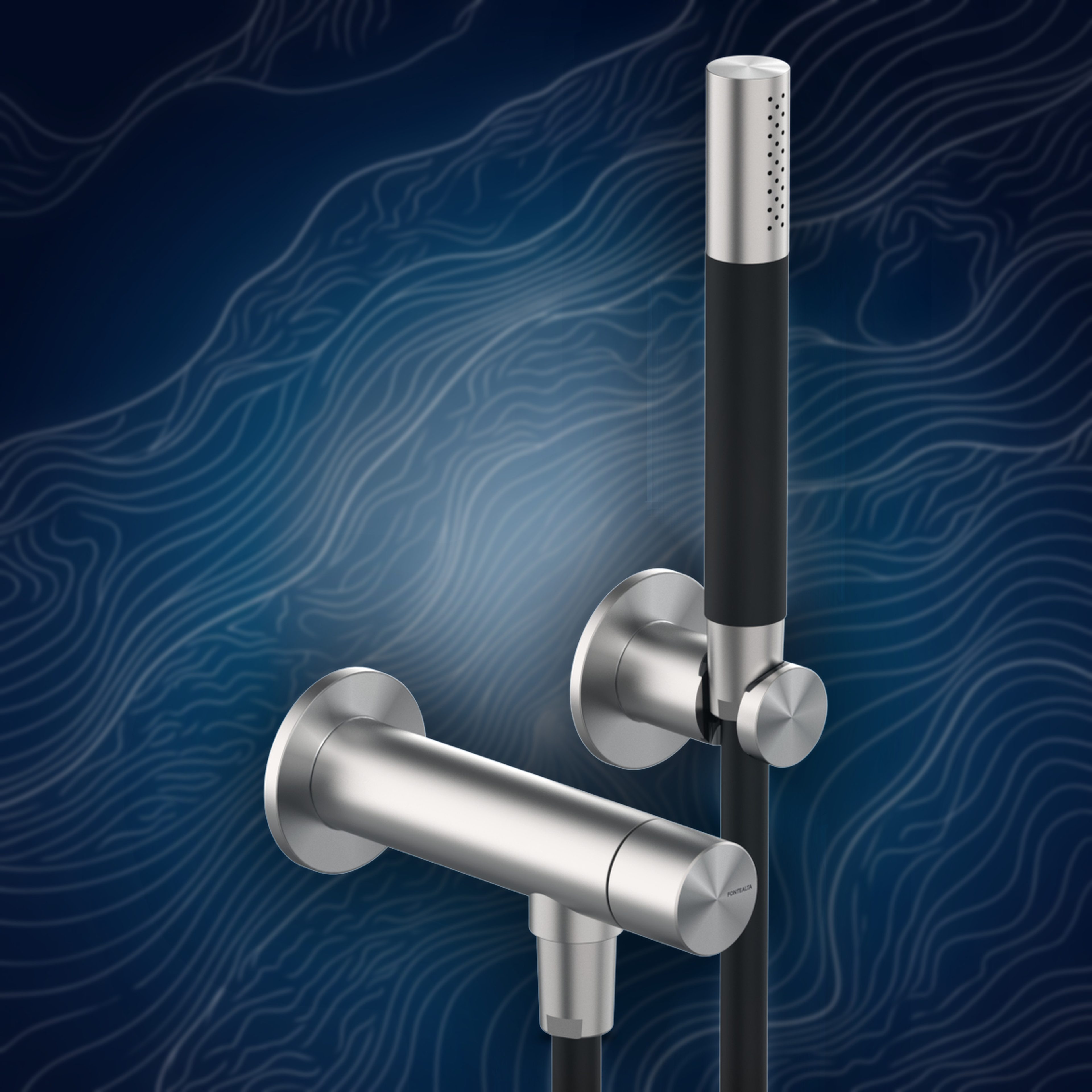 Rubinetto esterno con kit doccia WX92.SK, collezione Ille