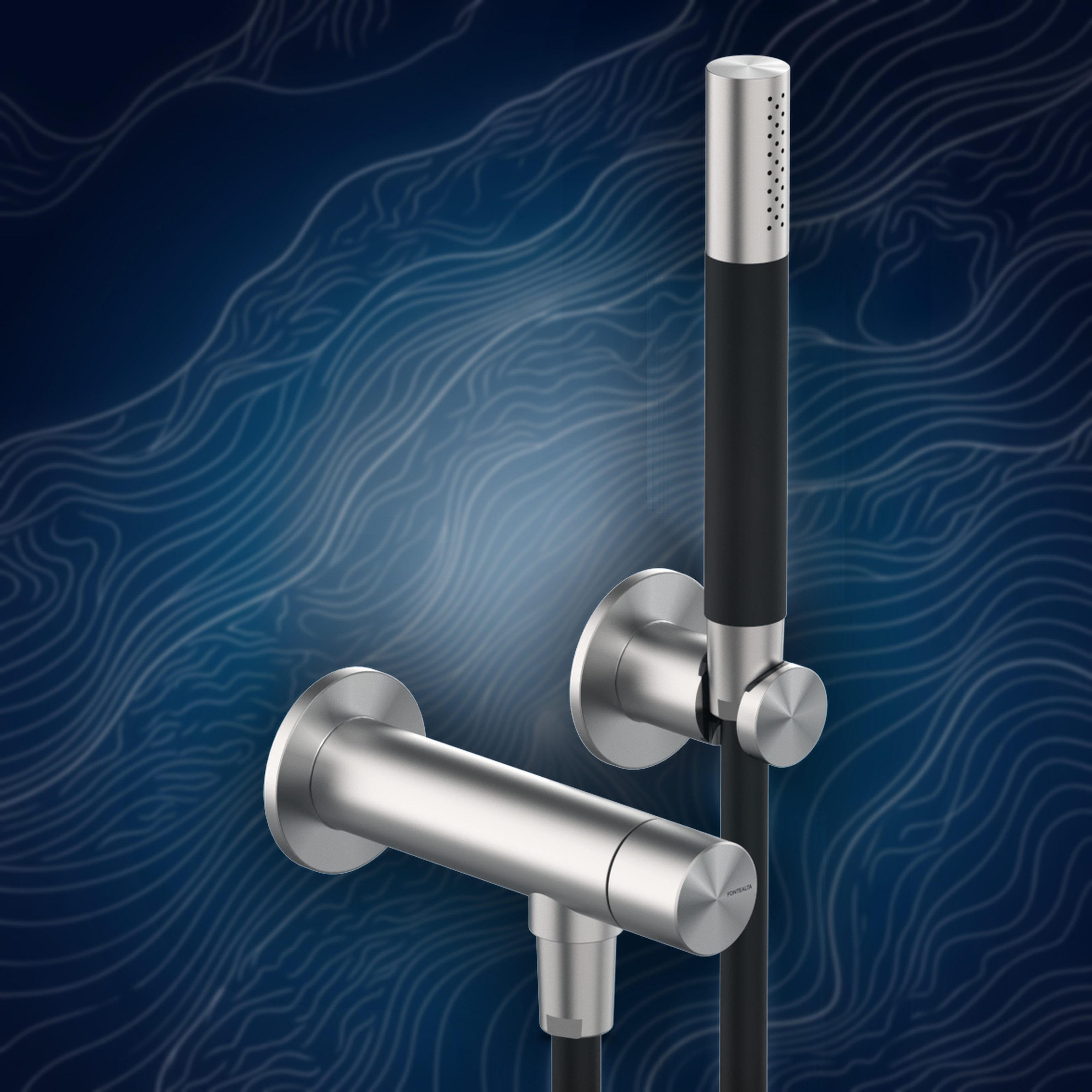 Rubinetto esterno con kit doccia WX92.SK, collezione Ille
