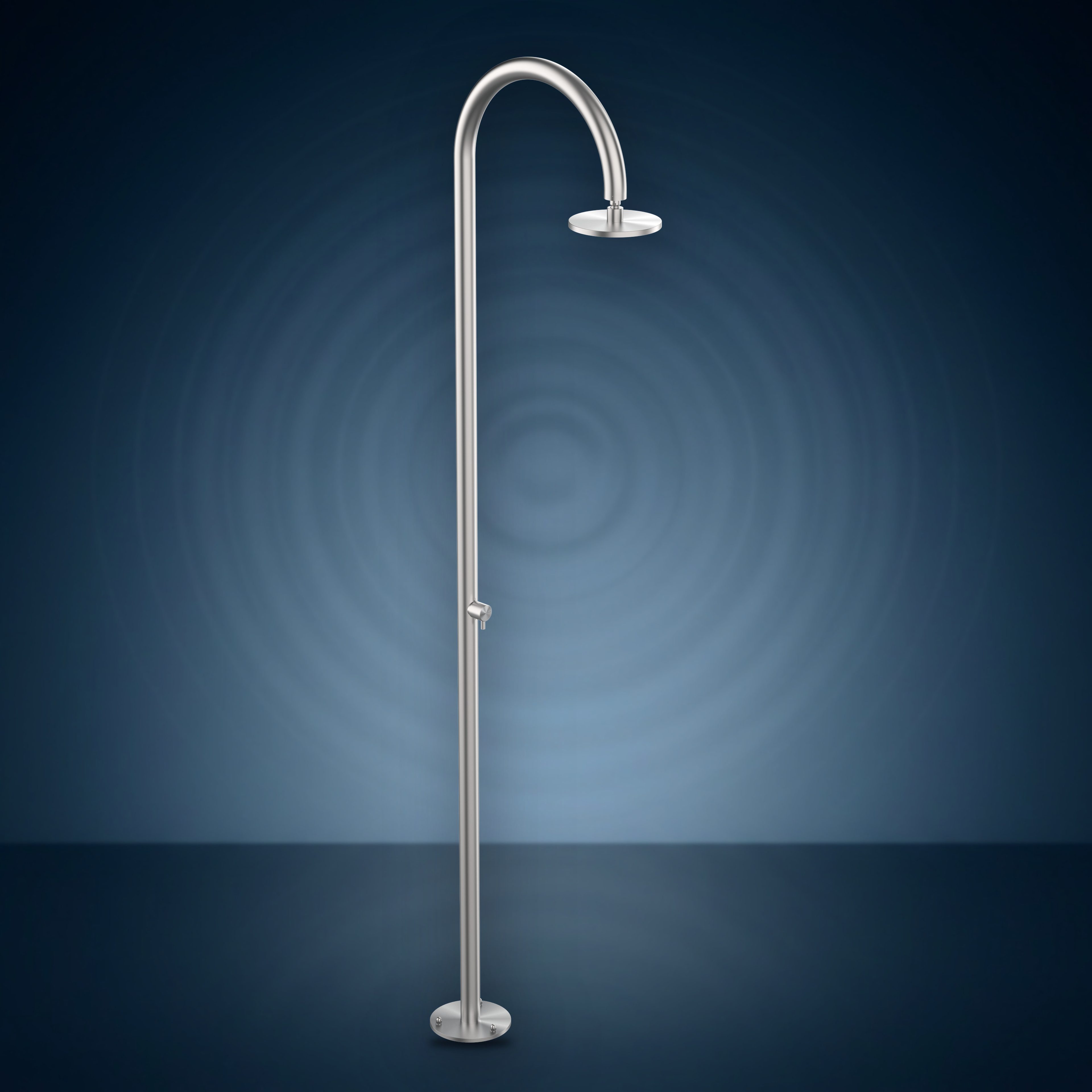 Colonna doccia con rubinetto d'arresto e soffione S06 Ø200 mm C50AS, collezione Origo