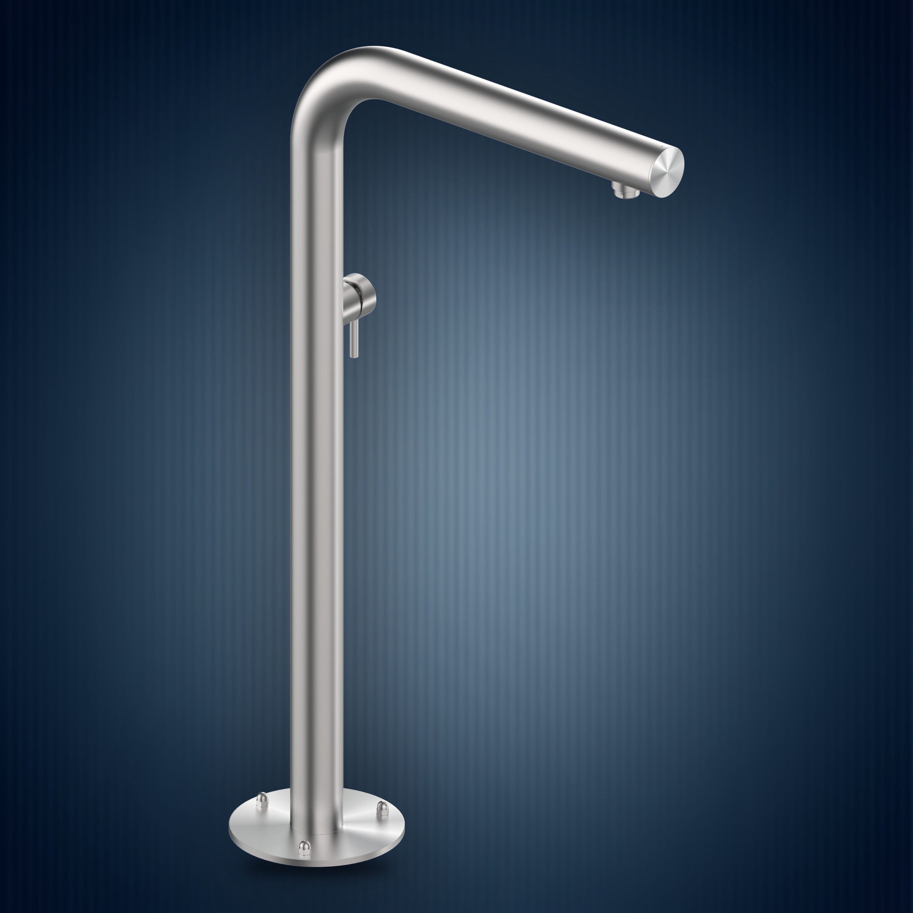 Colonna High-Flow per vasca con miscelatore S60V.HF.M, collezione Skinny