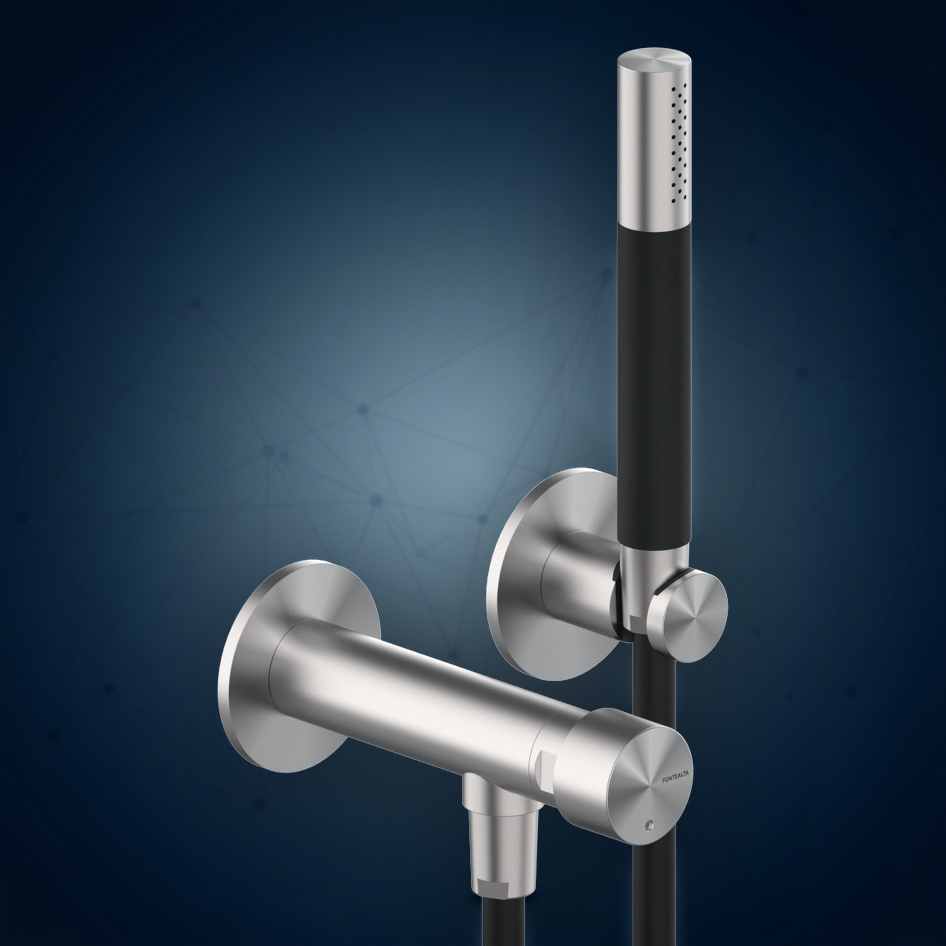 Rubinetto temporizzato con kit doccia WX8.AST.SK, collezione Community