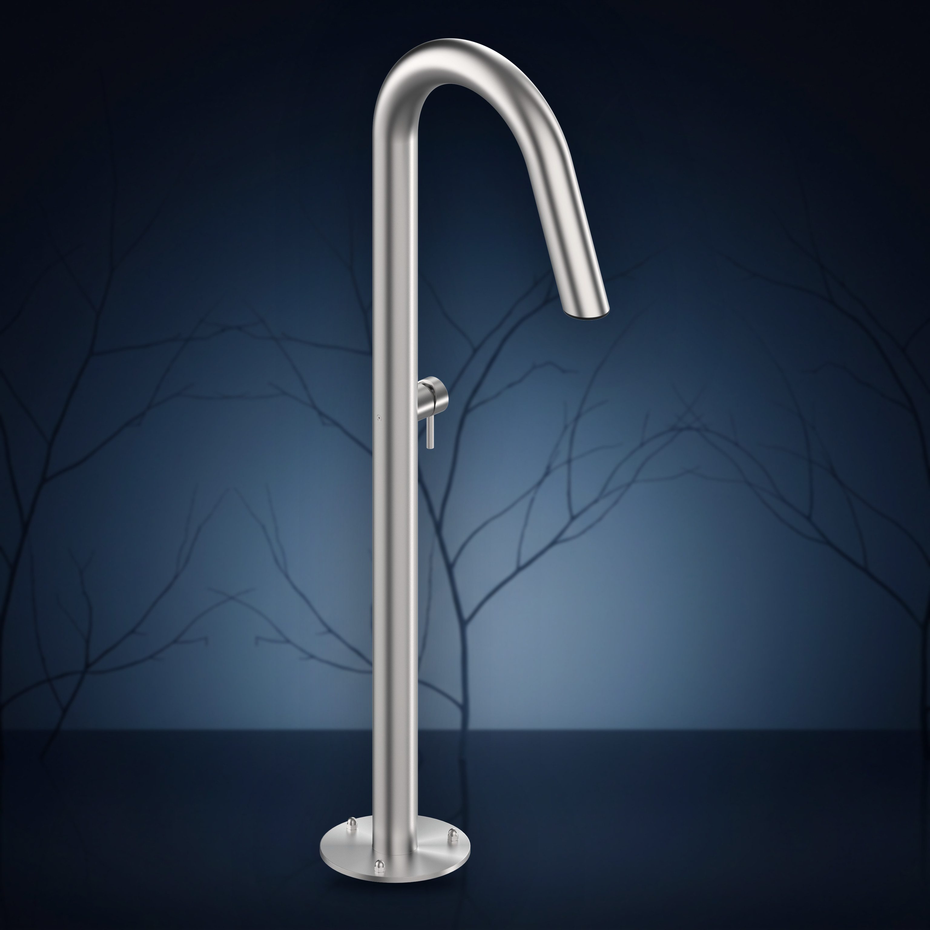 Colonna High-Flow per vasca con miscelatore CS60V.HF.M, collezione Twiggy