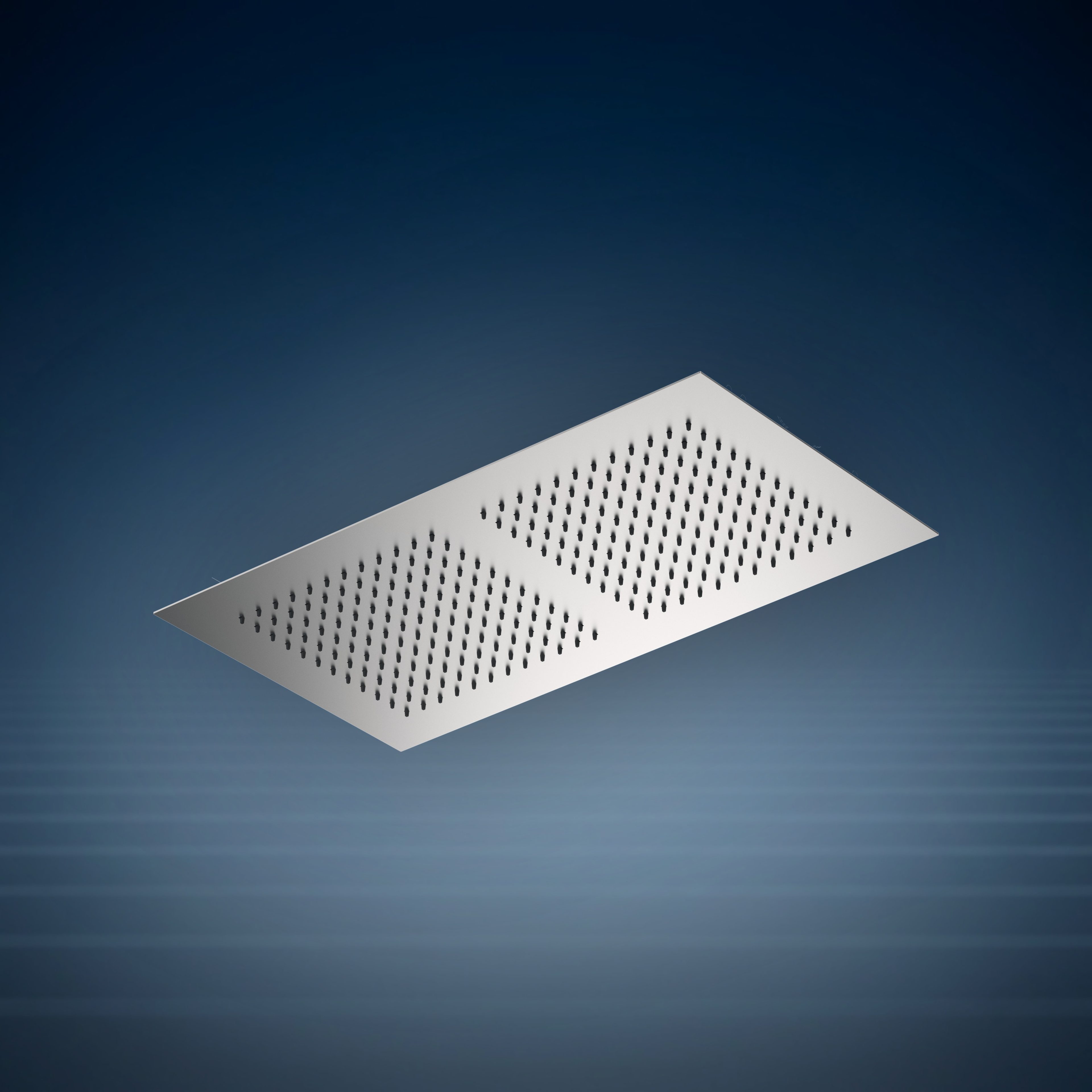 Doccia a soffitto con soffione integrato R700, collezione Waterline