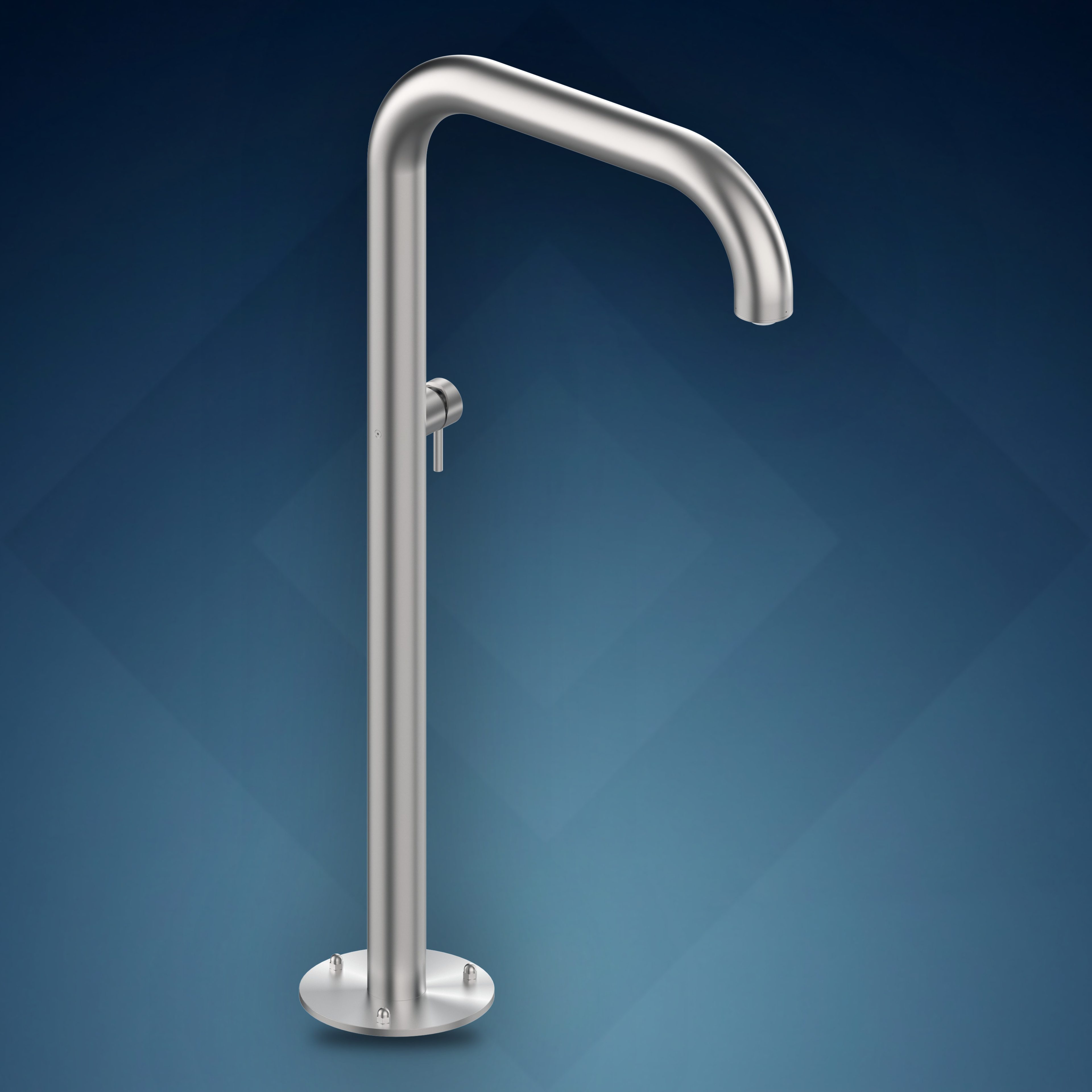 Colonna High-Flow per vasca con miscelatore B60V.HF.M, collezione Boss
