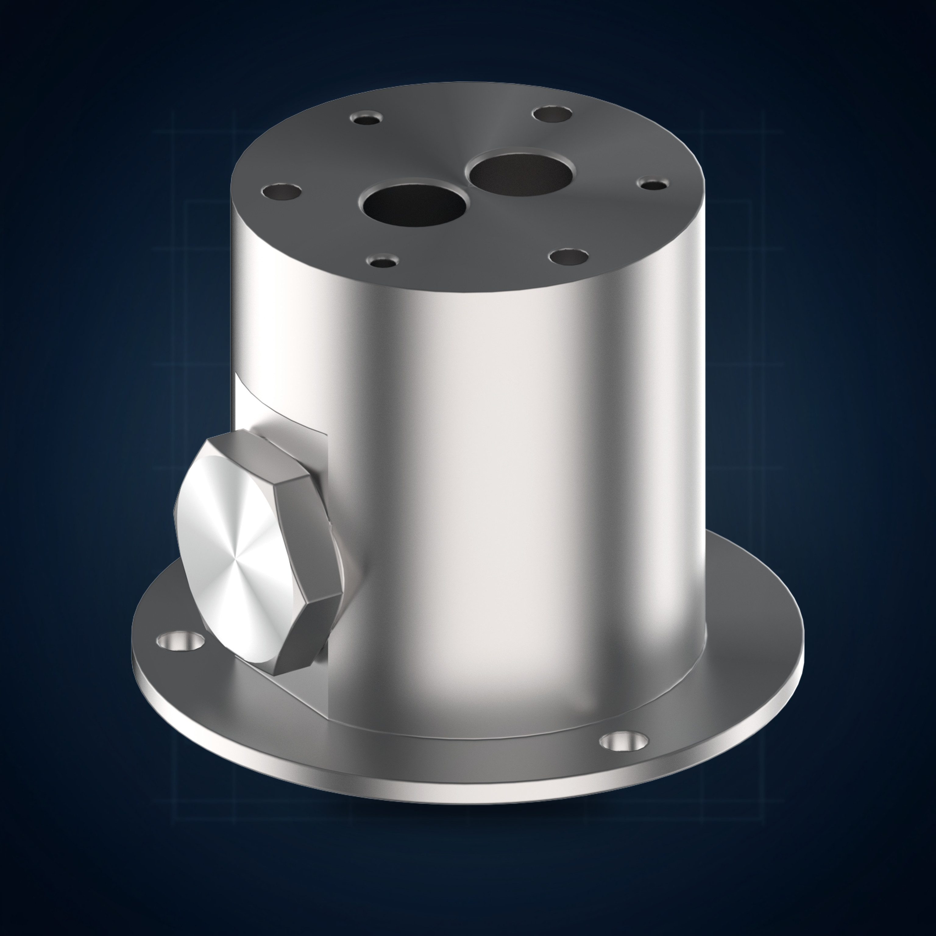 Corpo incasso acciaio inox AISI 316 per articoli Freestanding, acqua fredda o premiscelata CW.1, collezione Corpi a incasso