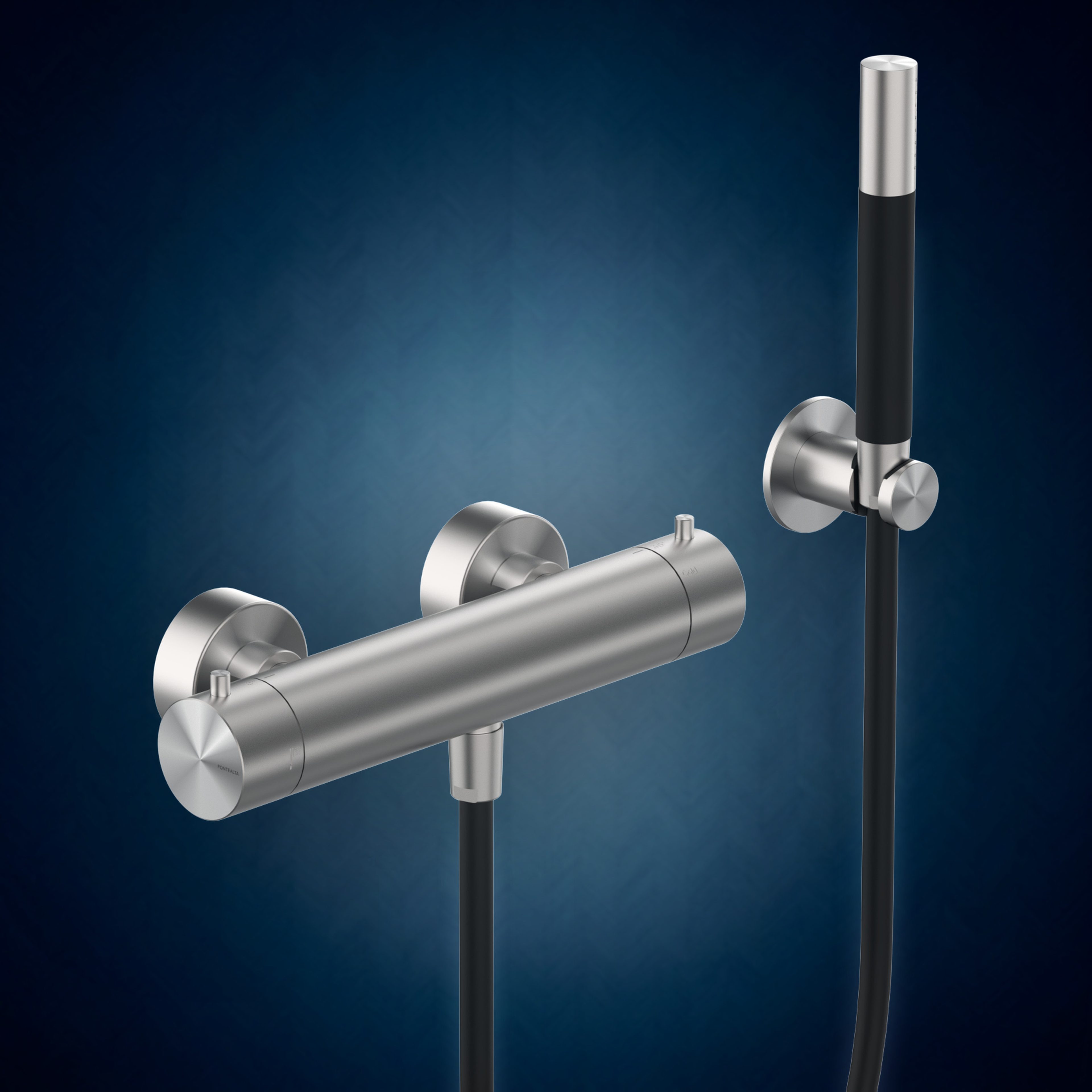 Miscelatore termostatico esterno con kit doccia WX75.SK, collezione Classy
