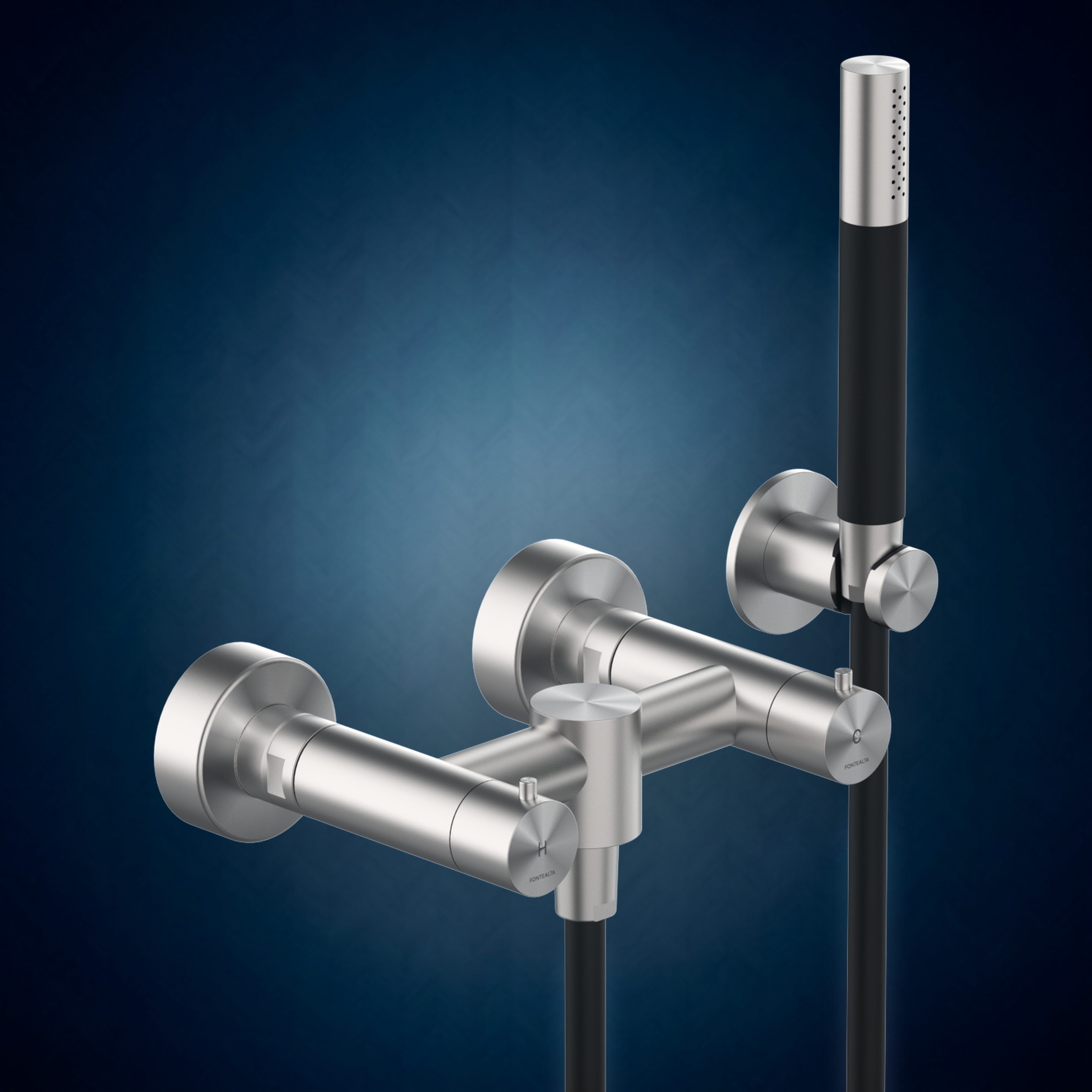 Gruppo esterno con kit doccia WX30.SK, collezione Classy