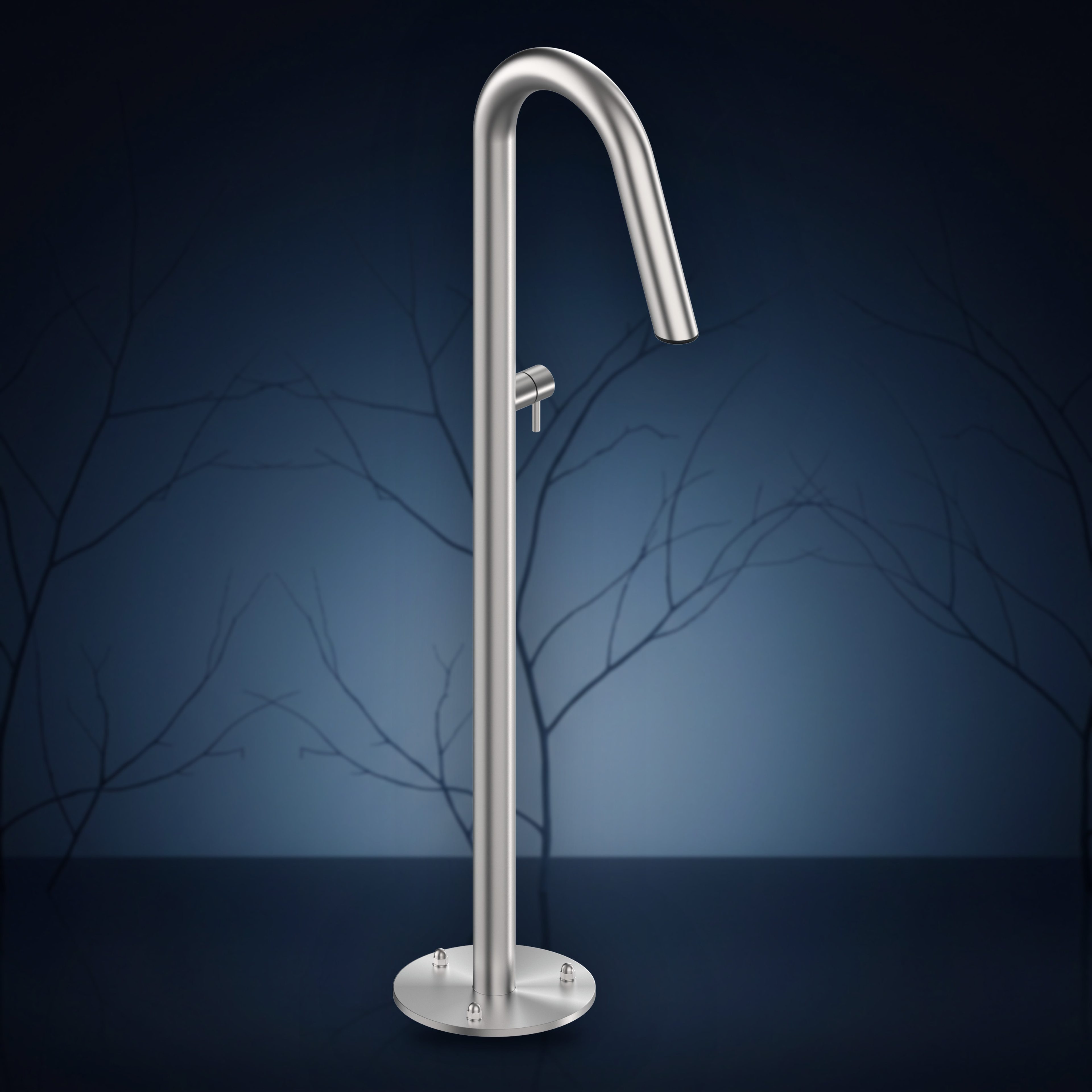 Colonna per vasca con rubinetto d'arresto CS40V, collezione Twiggy
