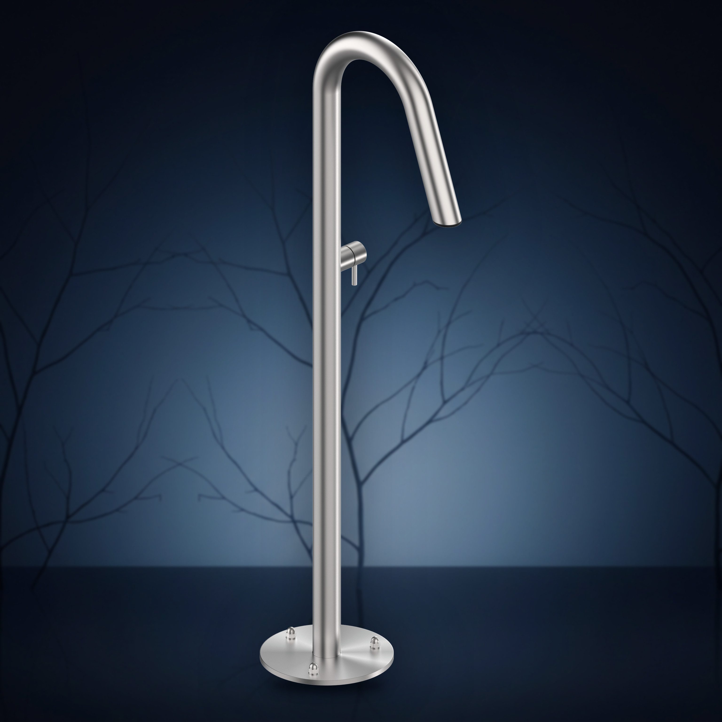 Colonna per vasca con rubinetto d'arresto CS40V, collezione Twiggy