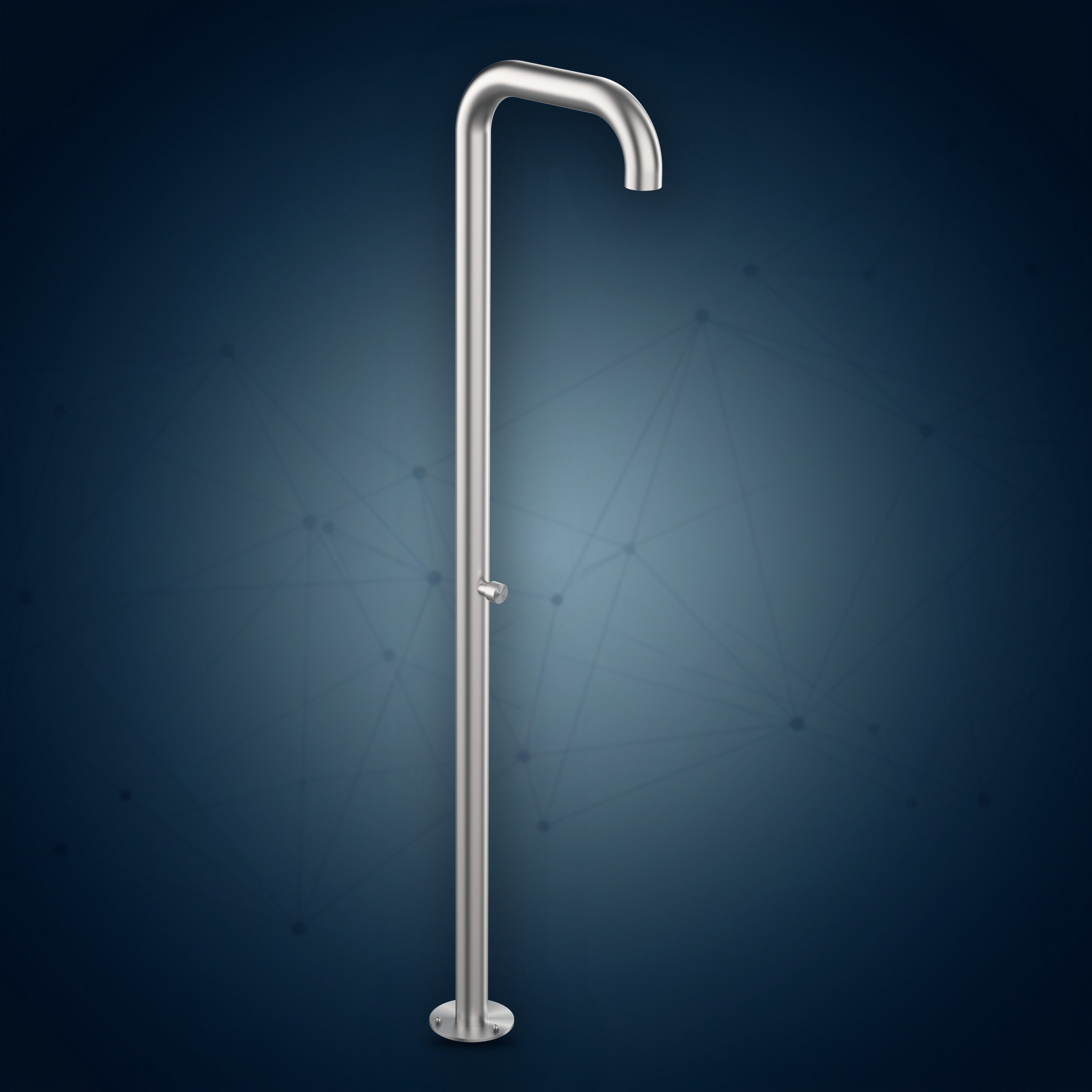 Colonna doccia con rubinetto temporizzato e soffione incassato B76.AST, collezione Community