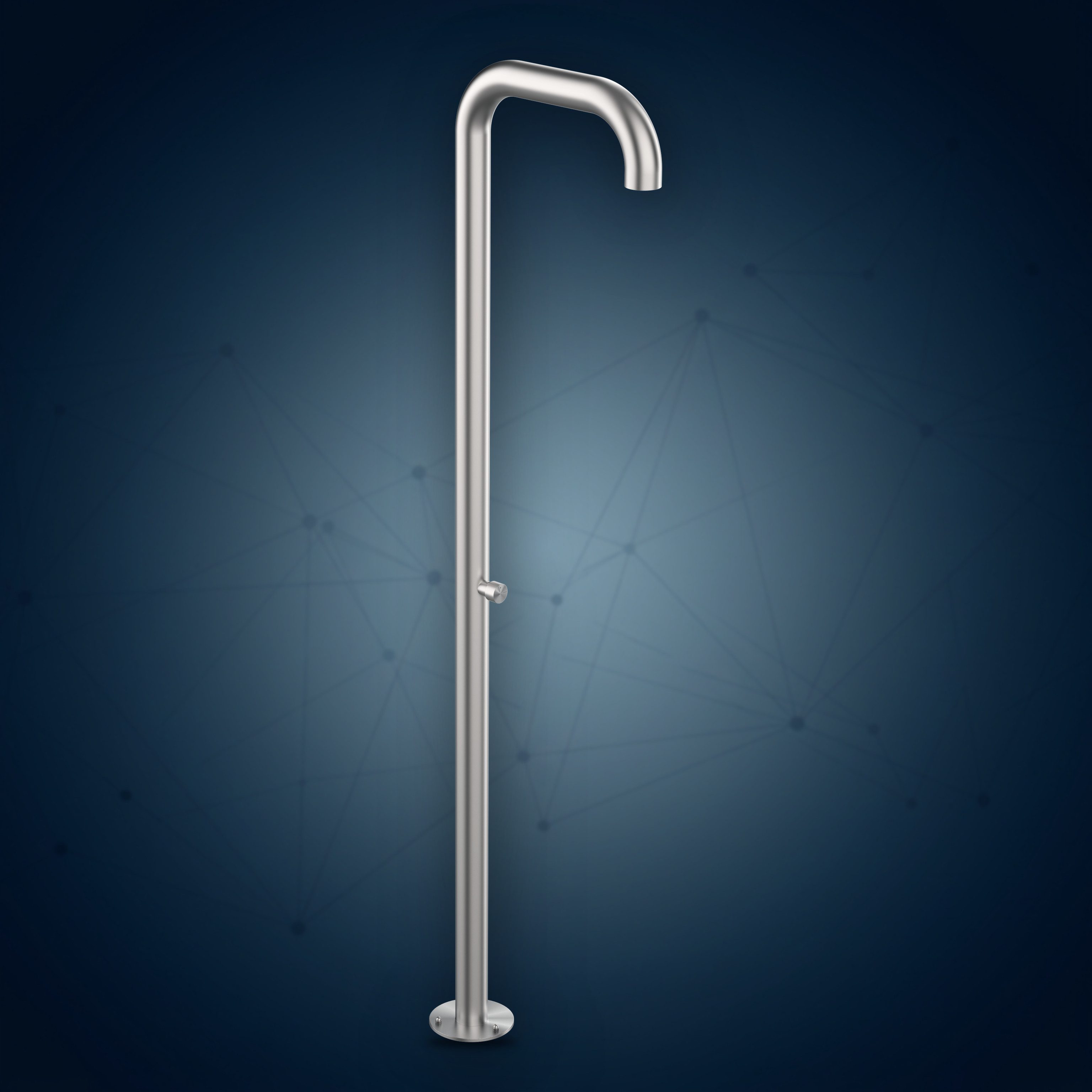 Colonna doccia con rubinetto temporizzato e soffione incassato B76.AST, collezione Community