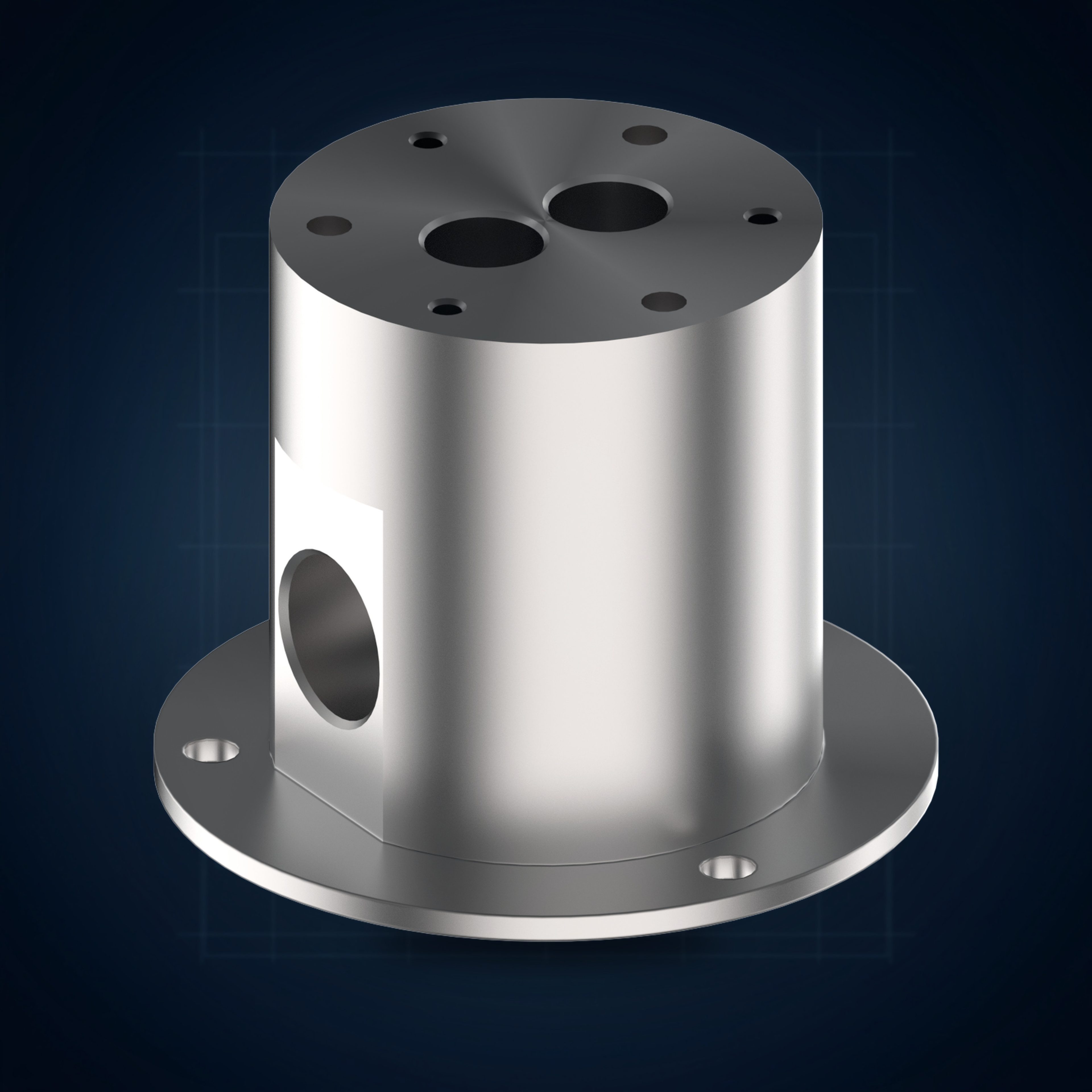 Corpo incasso acciaio inox AISI 316 per articoli Freestanding, acqua calda e fredda CW.2, collezione Corpi a incasso