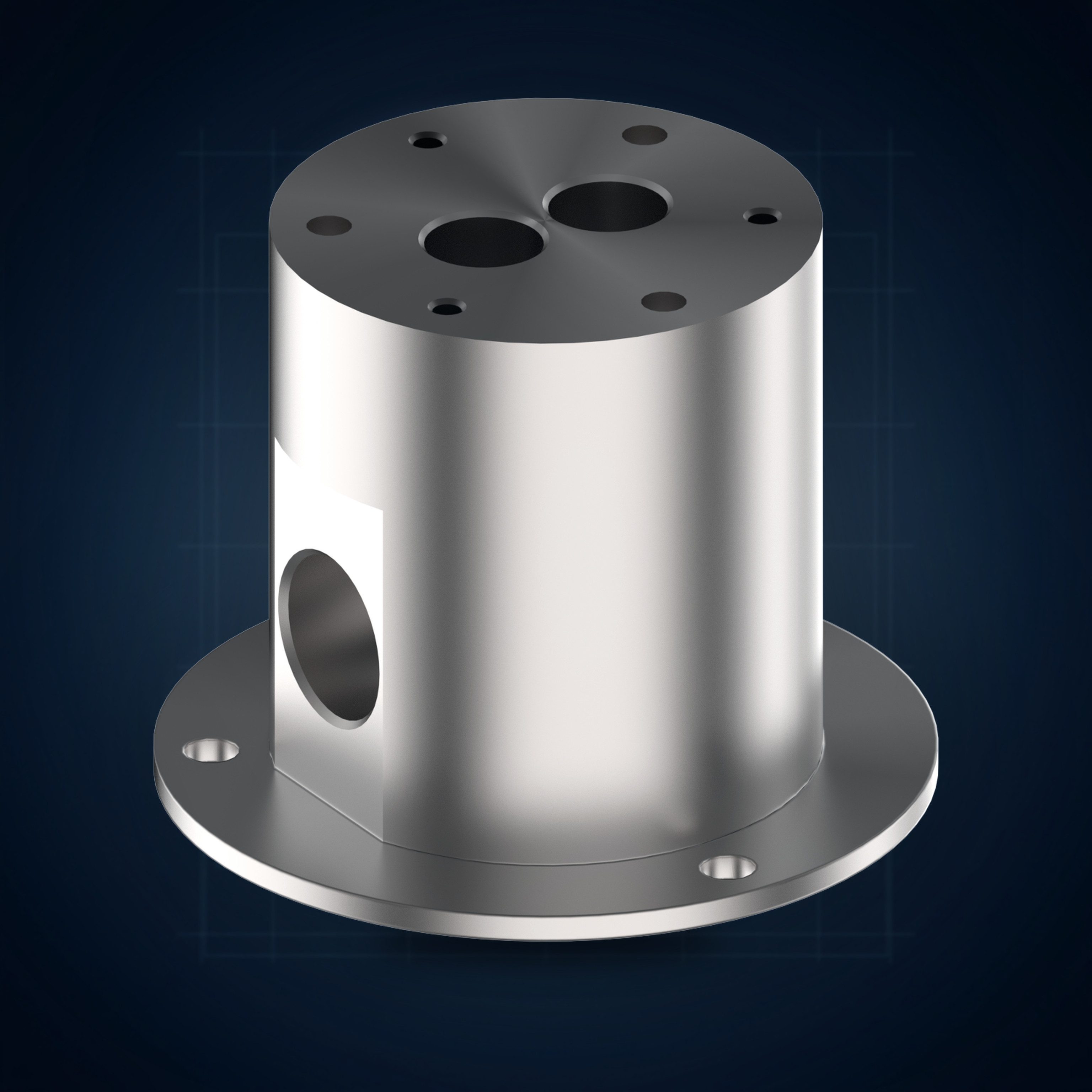 Corpo incasso acciaio inox AISI 316 per articoli Freestanding, acqua calda e fredda CW.2, collezione Corpi a incasso