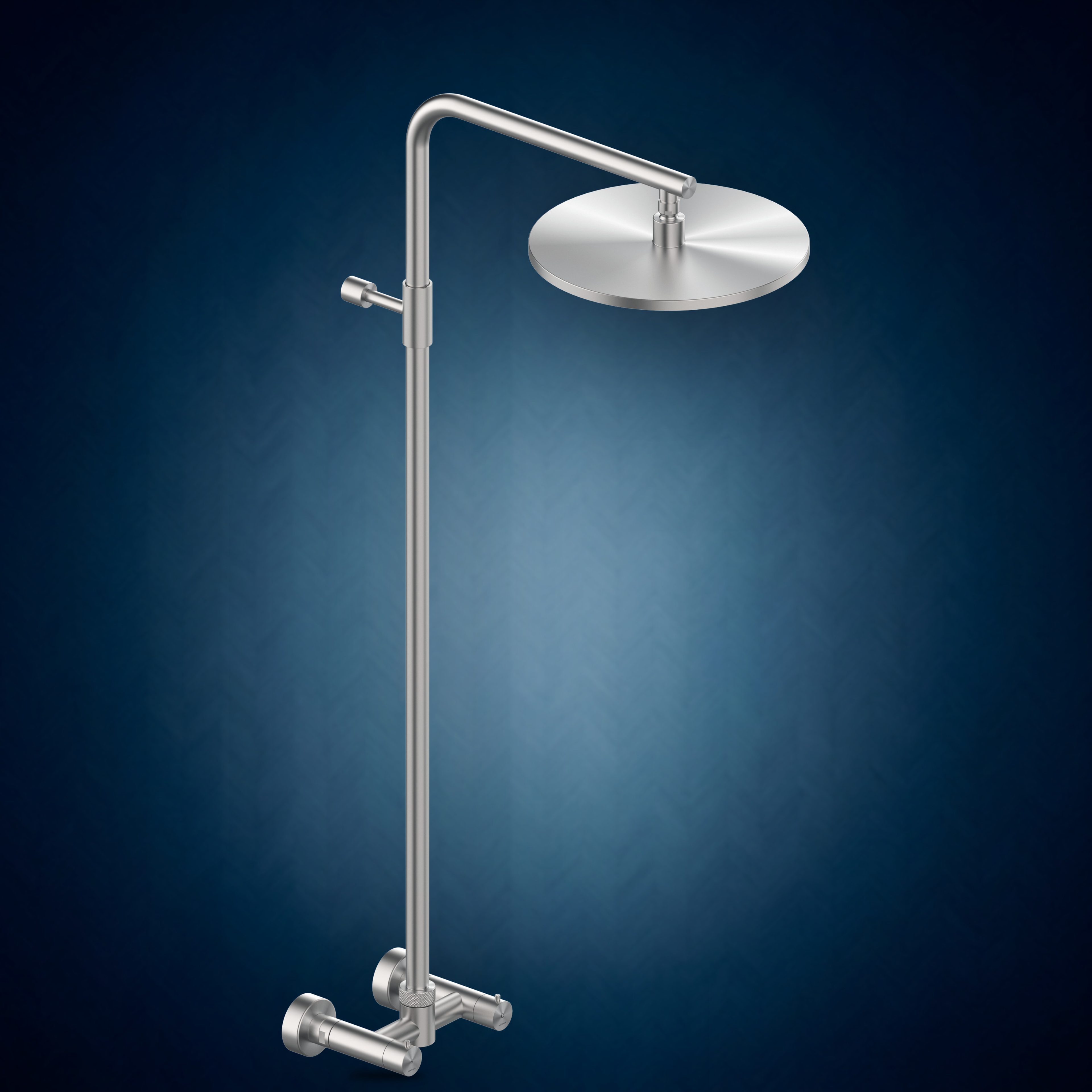 Gruppo esterno con colonna doccia e soffione S10 Ø300 mm W630, collezione Classy