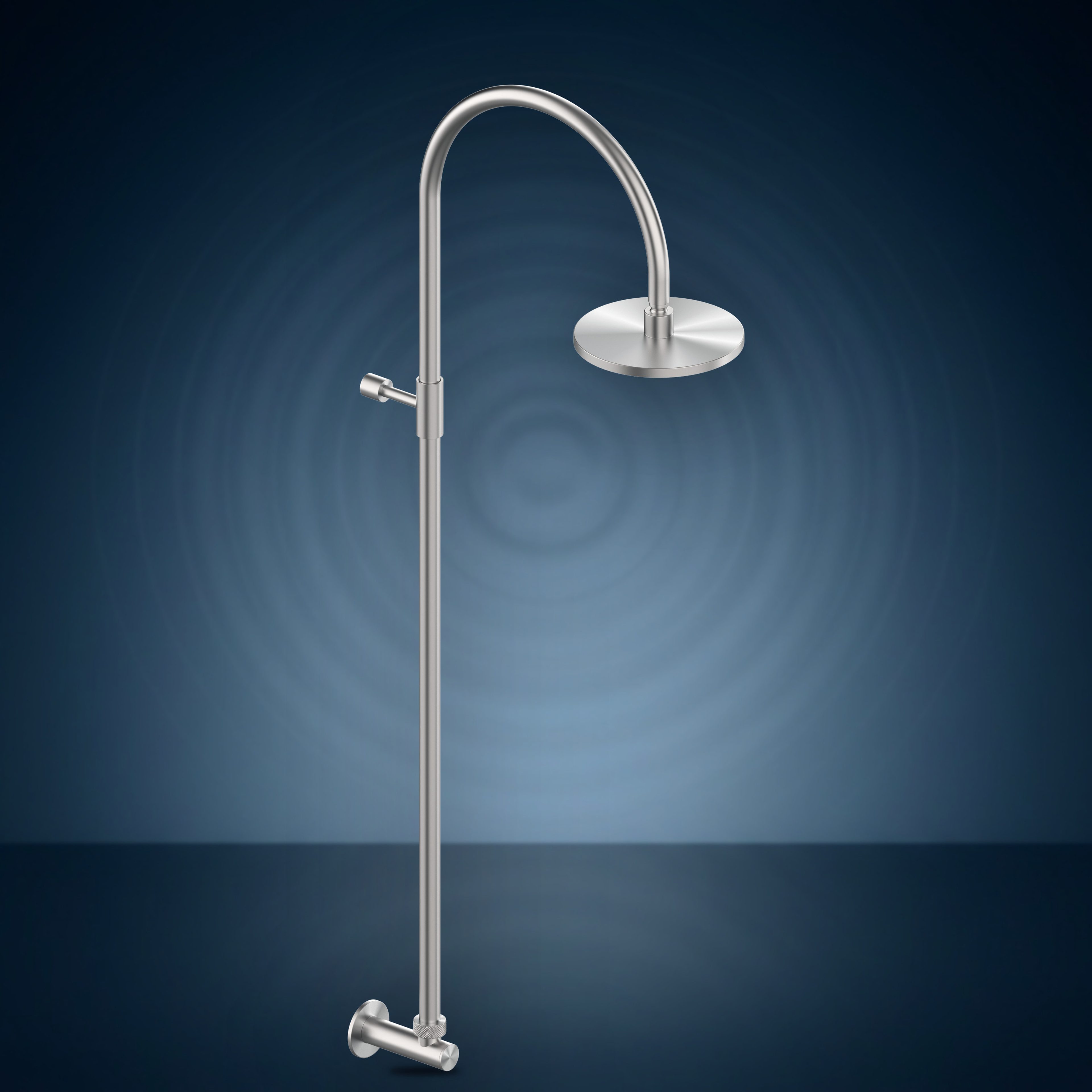 Presa d'acqua con colonna doccia e soffione S06 Ø200 mm W9X1, collezione Origo