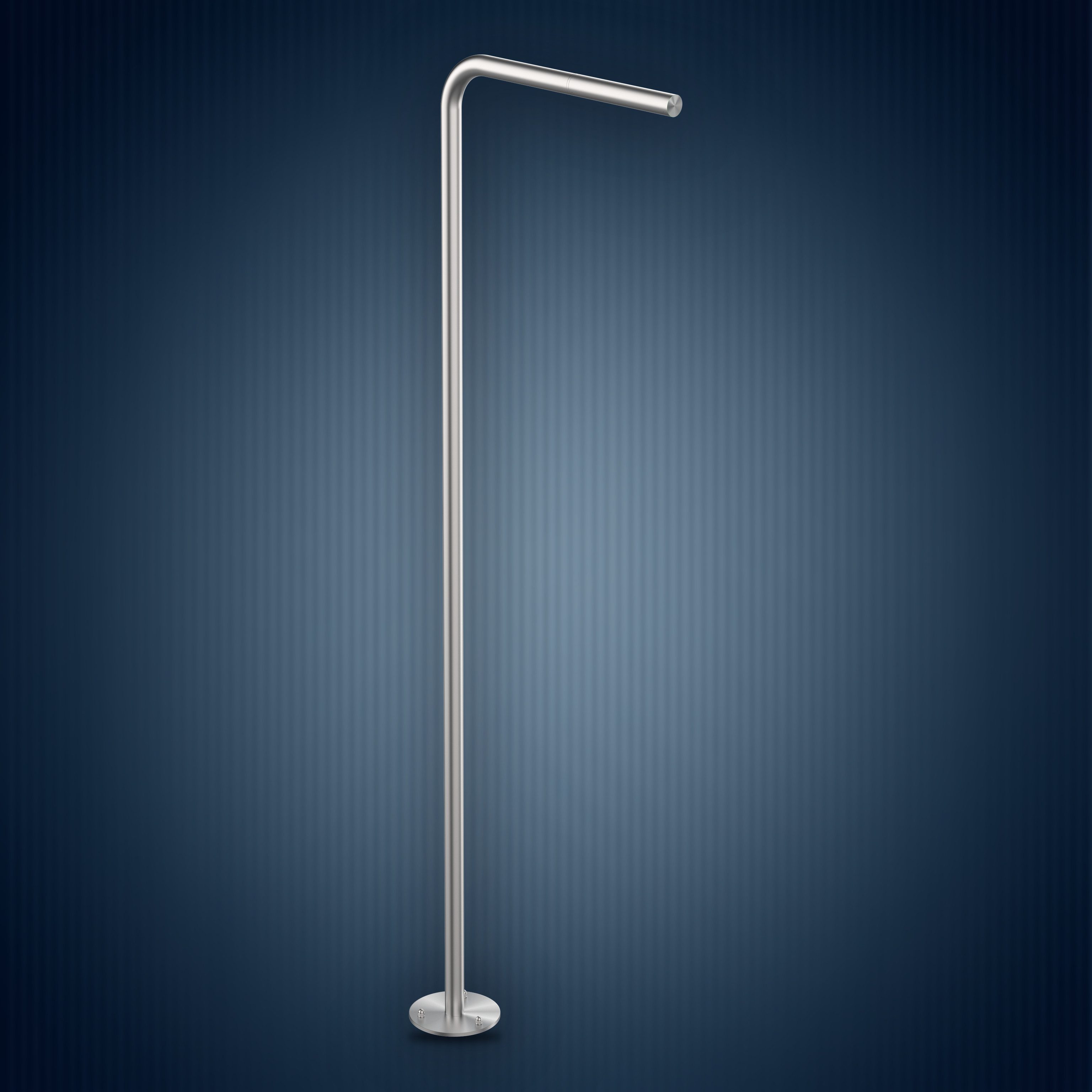 Colonna doccia con soffione incassato per comando remoto S40.RC, collezione Skinny