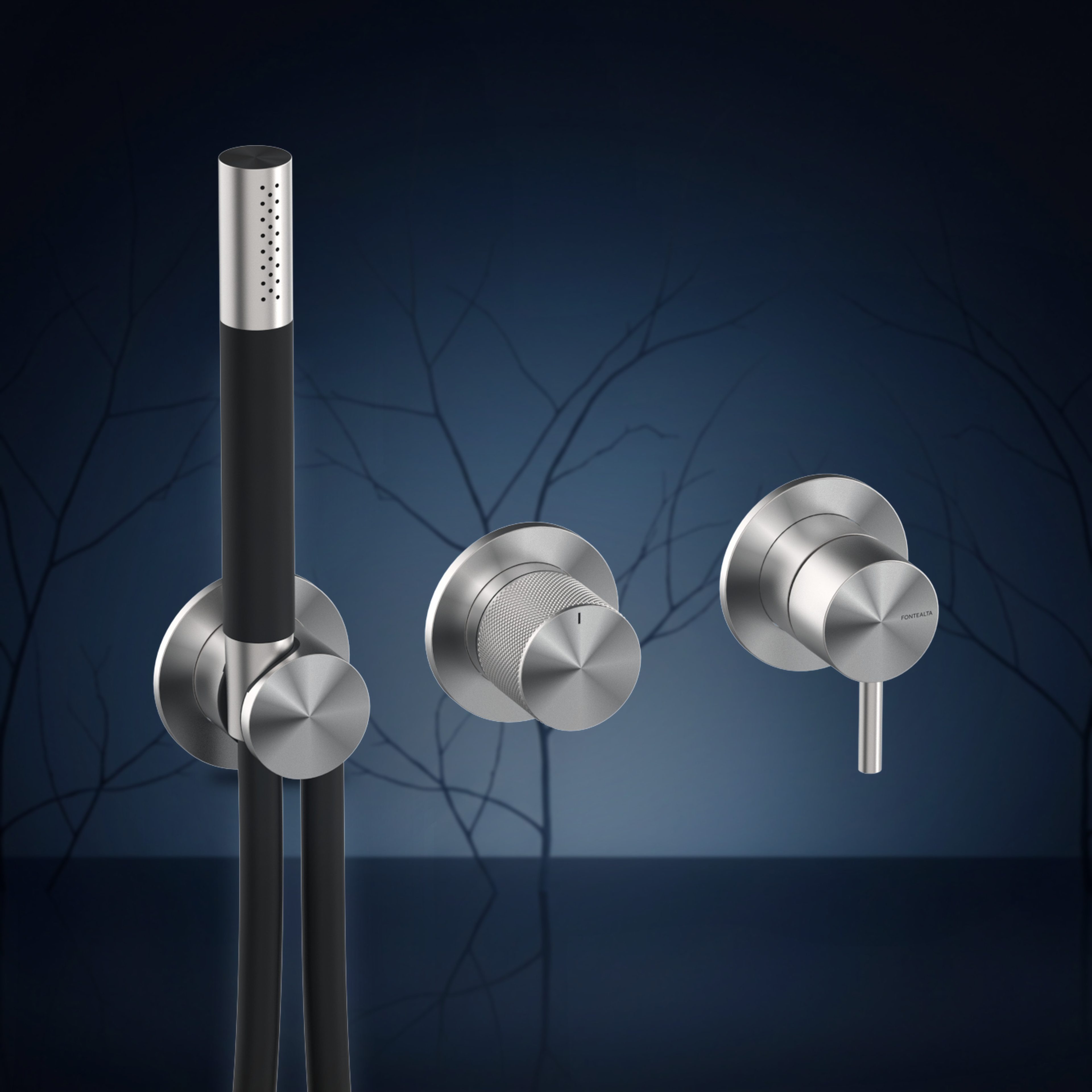 Miscelatore vasca da incasso con doccetta W3MBP.Y, collezione Twiggy