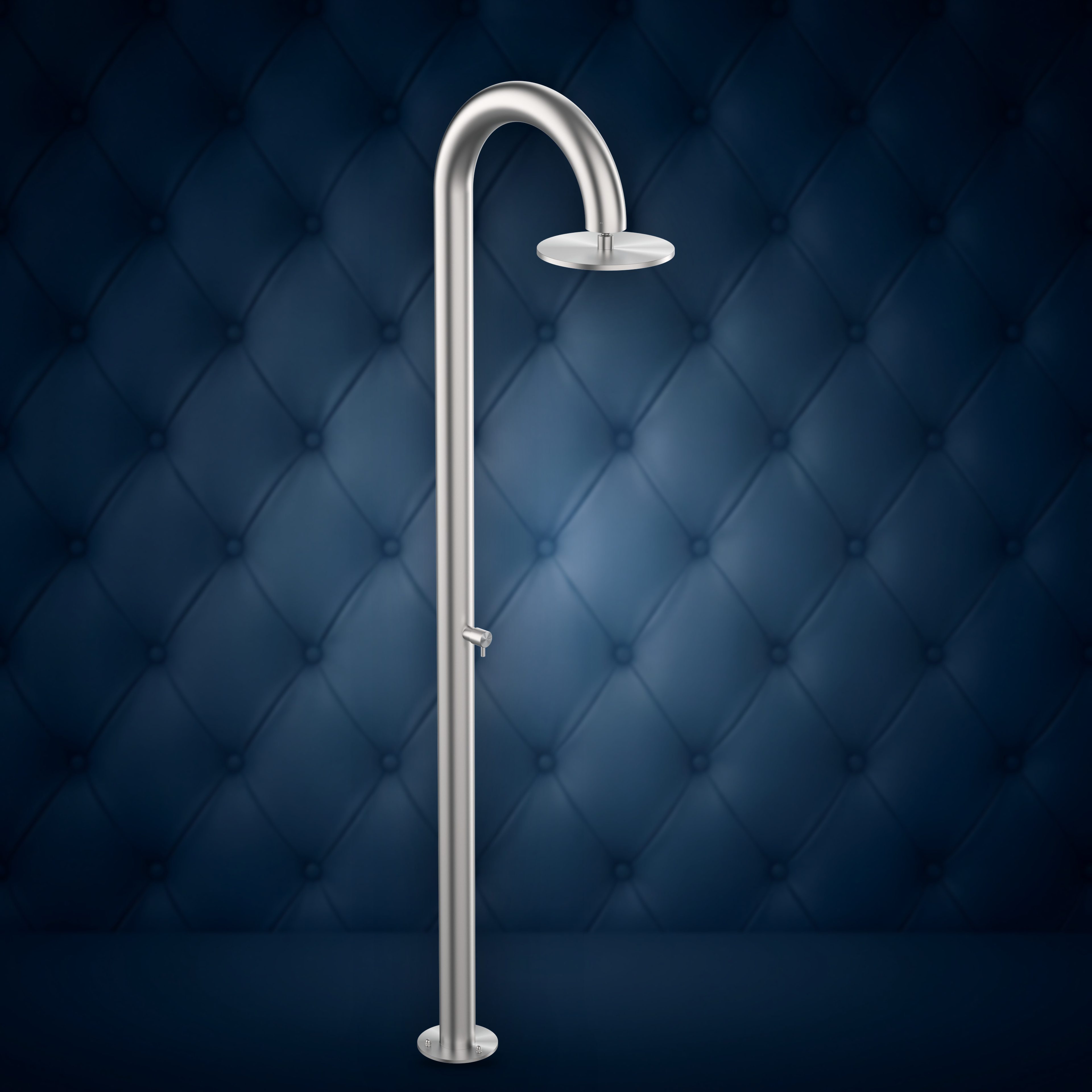 Colonna doccia con rubinetto d'arresto e soffione S10 Ø300 mm CL90, collezione Club Large