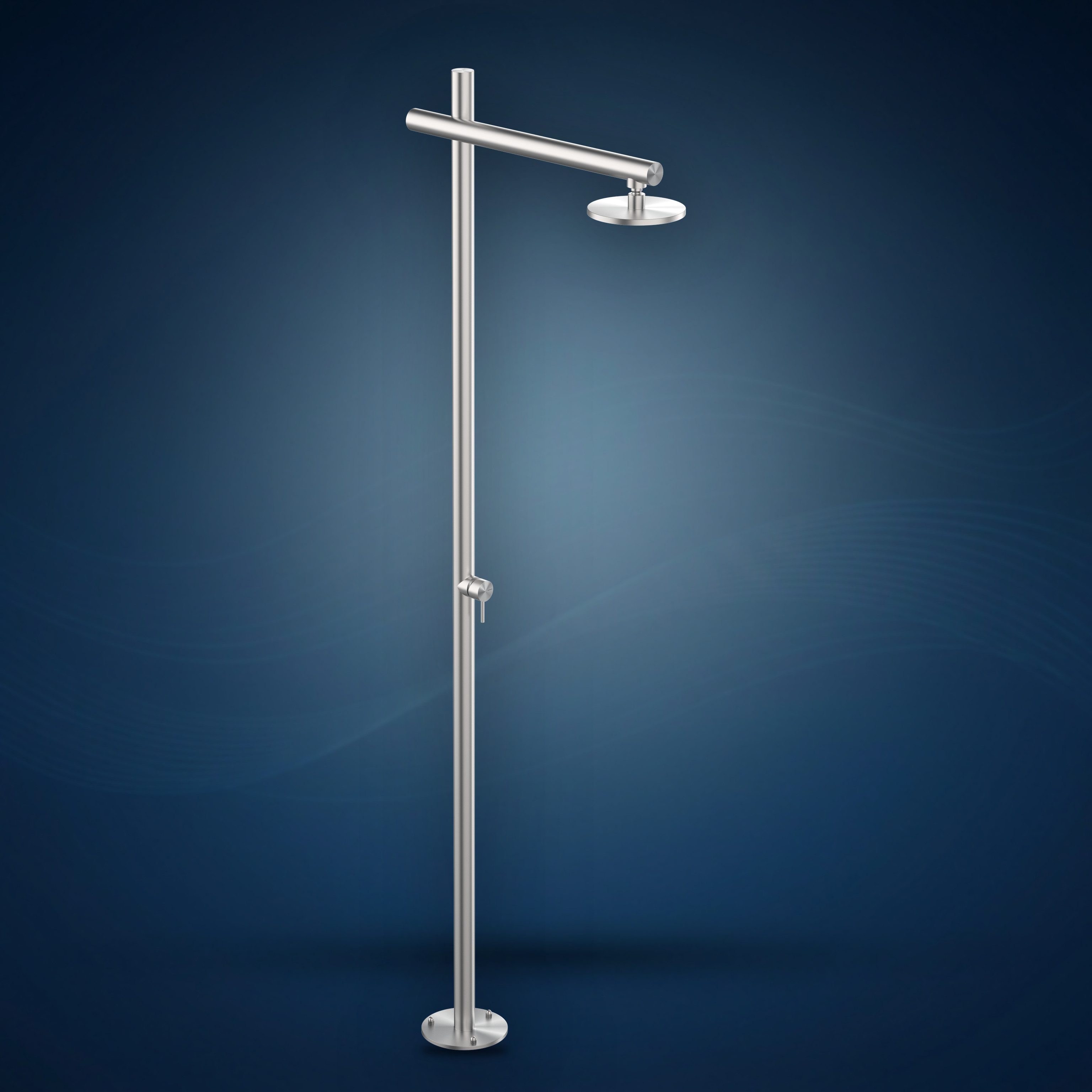Colonna doccia con miscelatore e soffione S06 Ø200 mm D50.M, collezione Onda