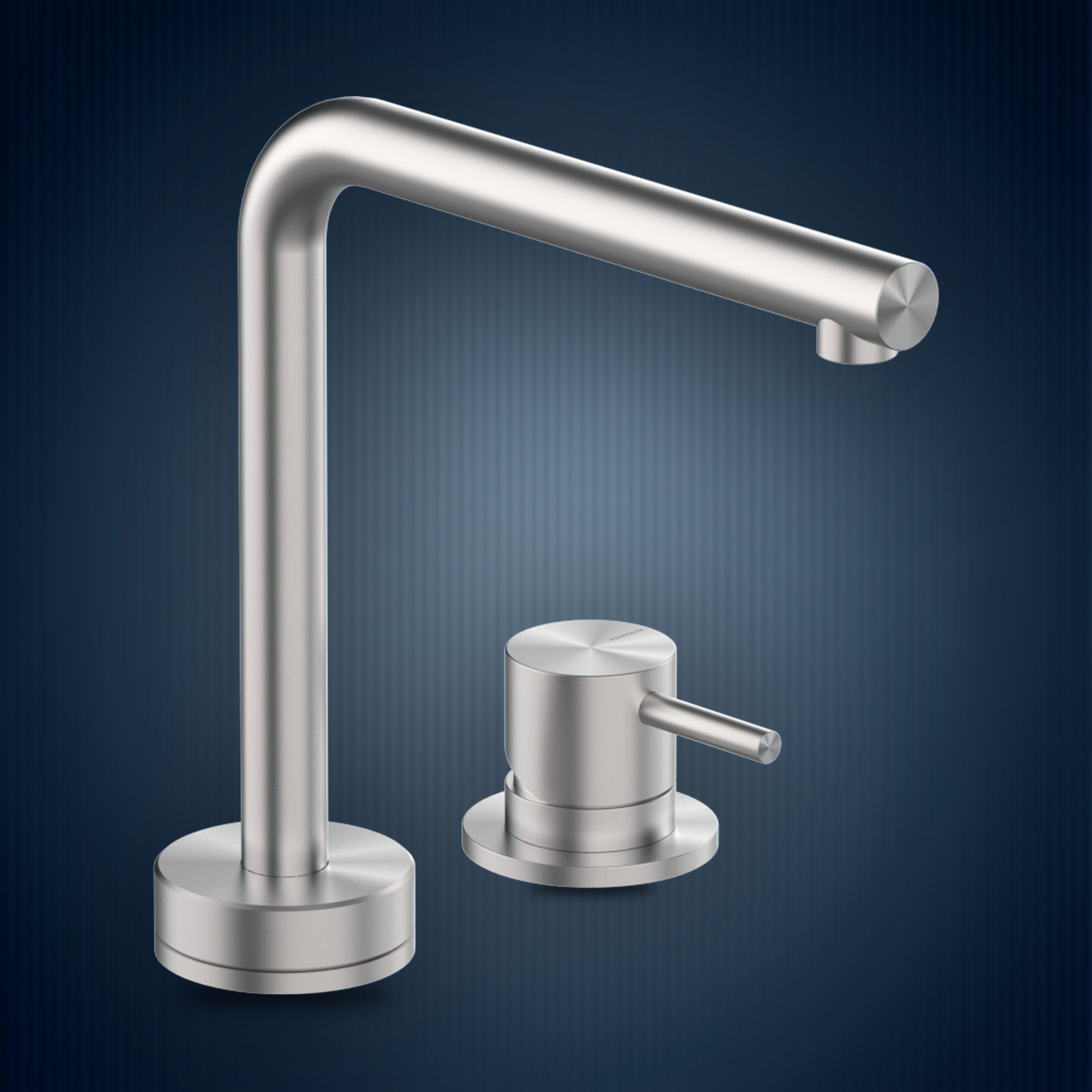 Batteria da lavabo 2 fori W2M.L, collezione Skinny