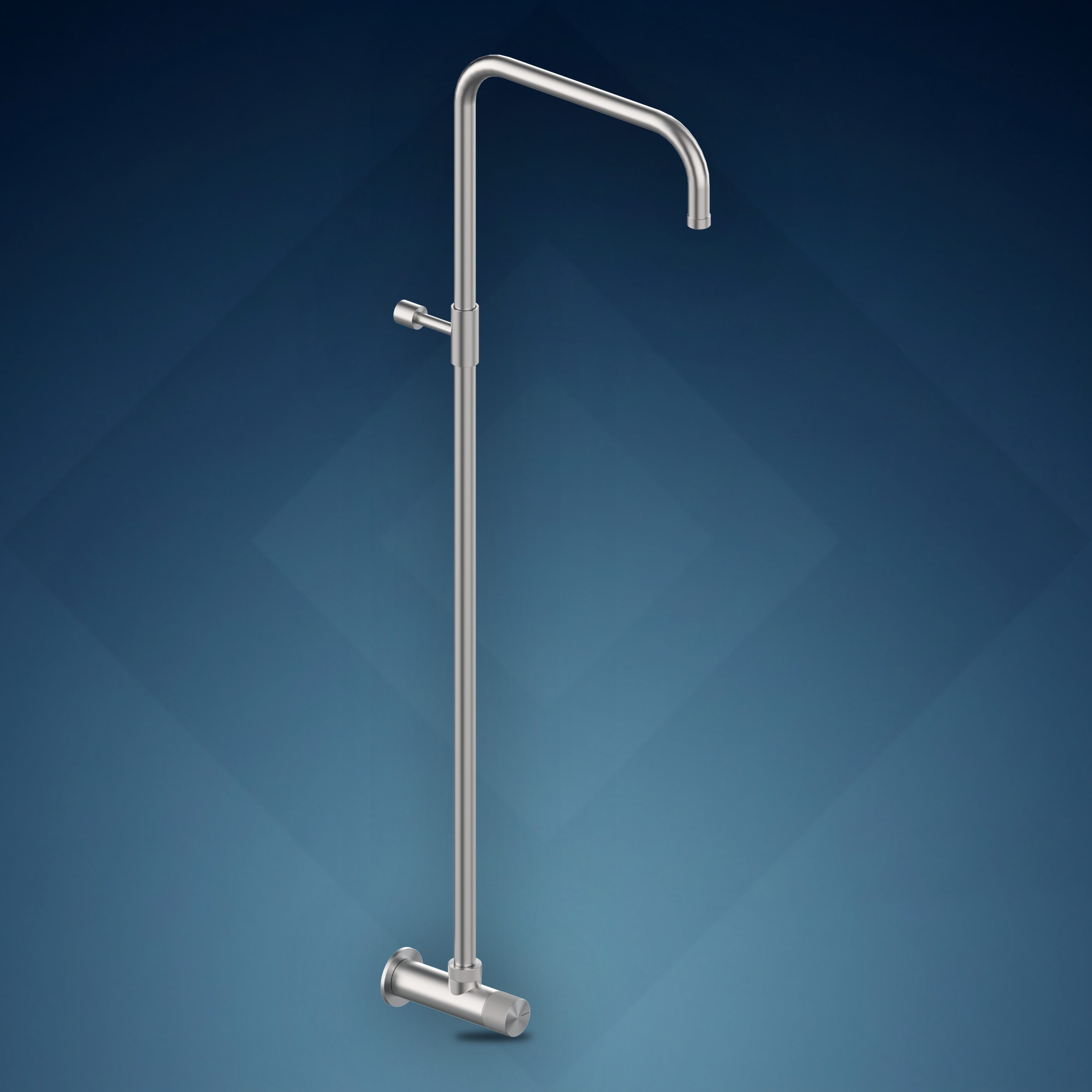 Rubinetto esterno con colonna doccia e soffione incassato W347C, collezione Boss