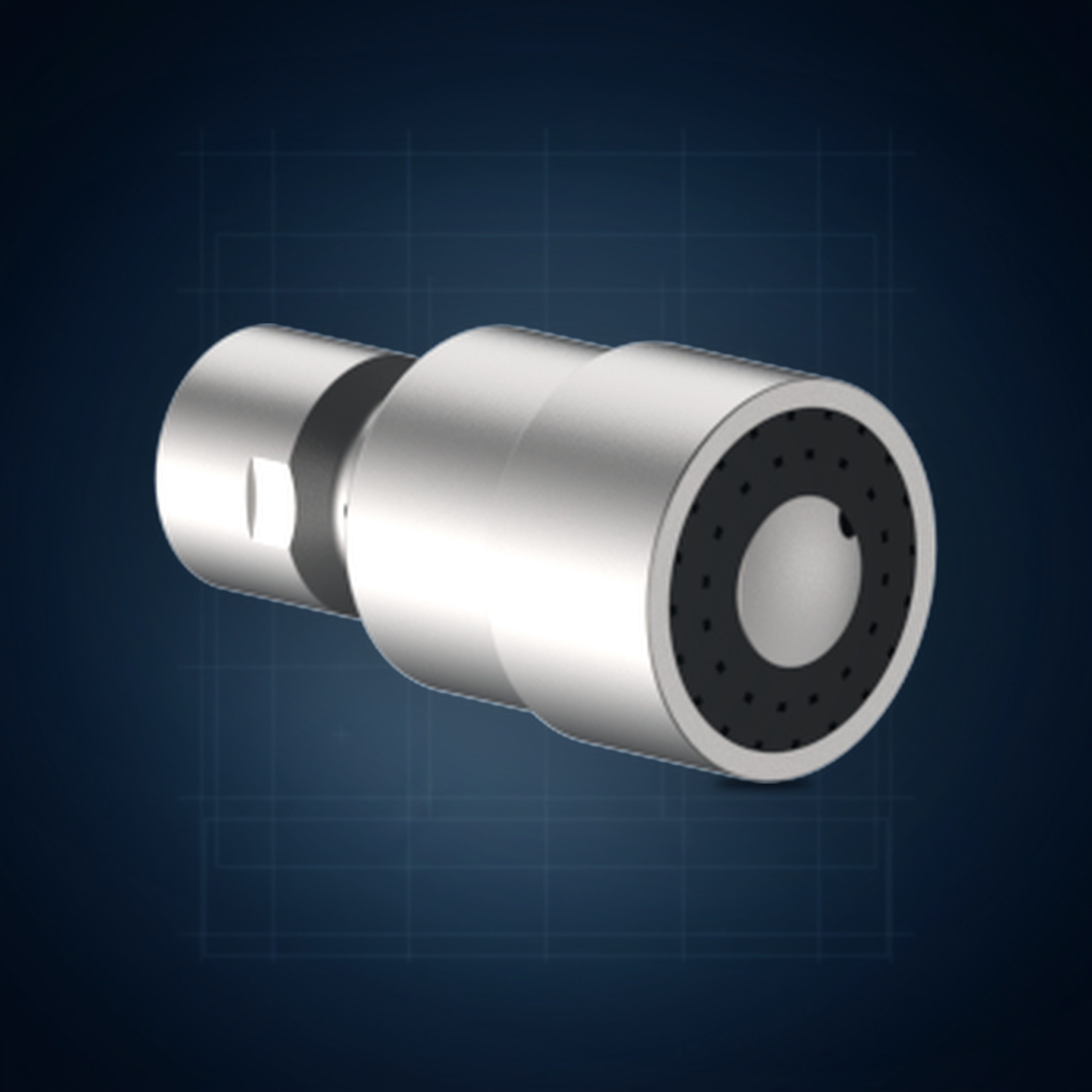 Soffione lavapiedi Rain Ø35 mm, acciaio inox AISI 316 S04, collezione Componenti doccia