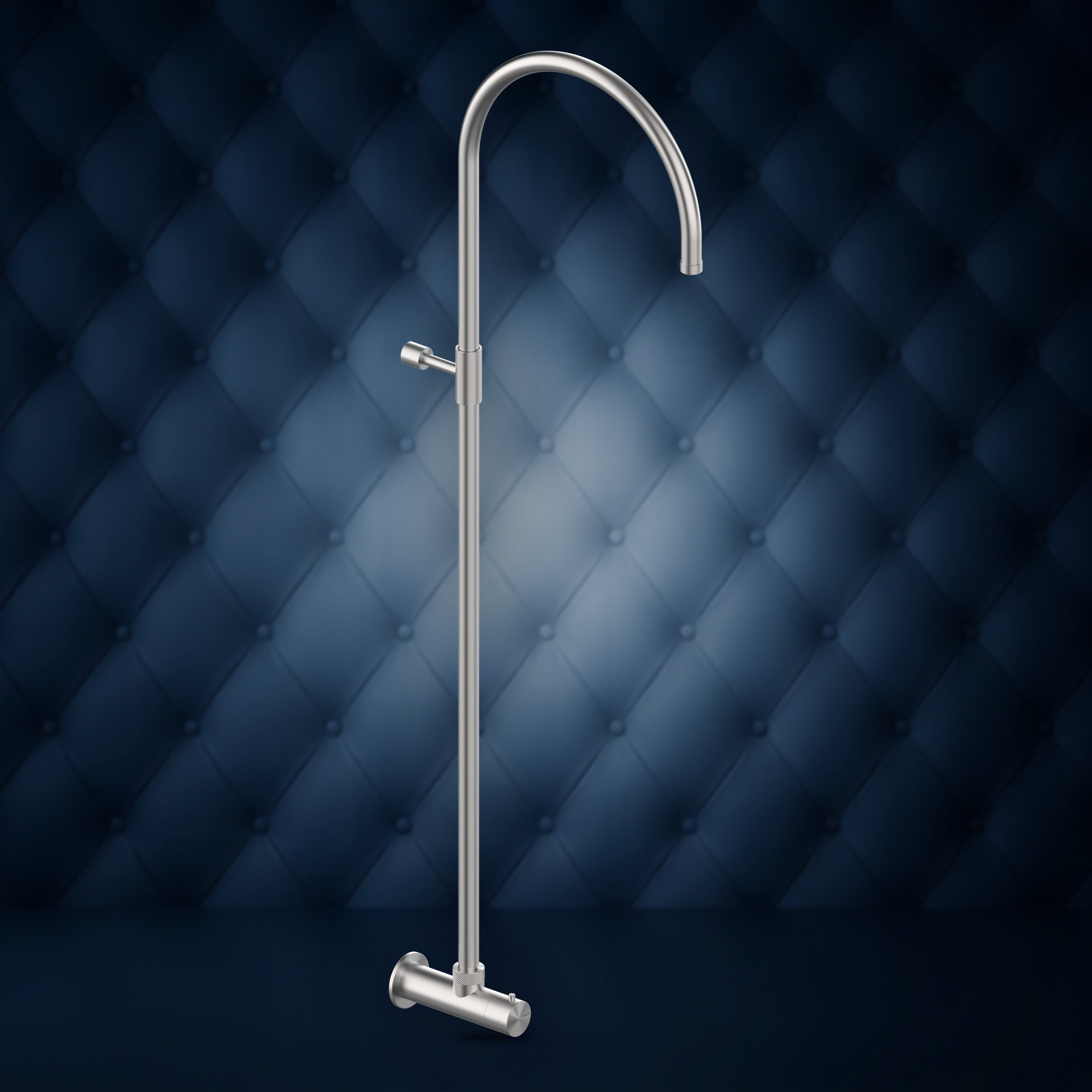 Rubinetto esterno con colonna doccia e soffione incassato W157C, collezione Club