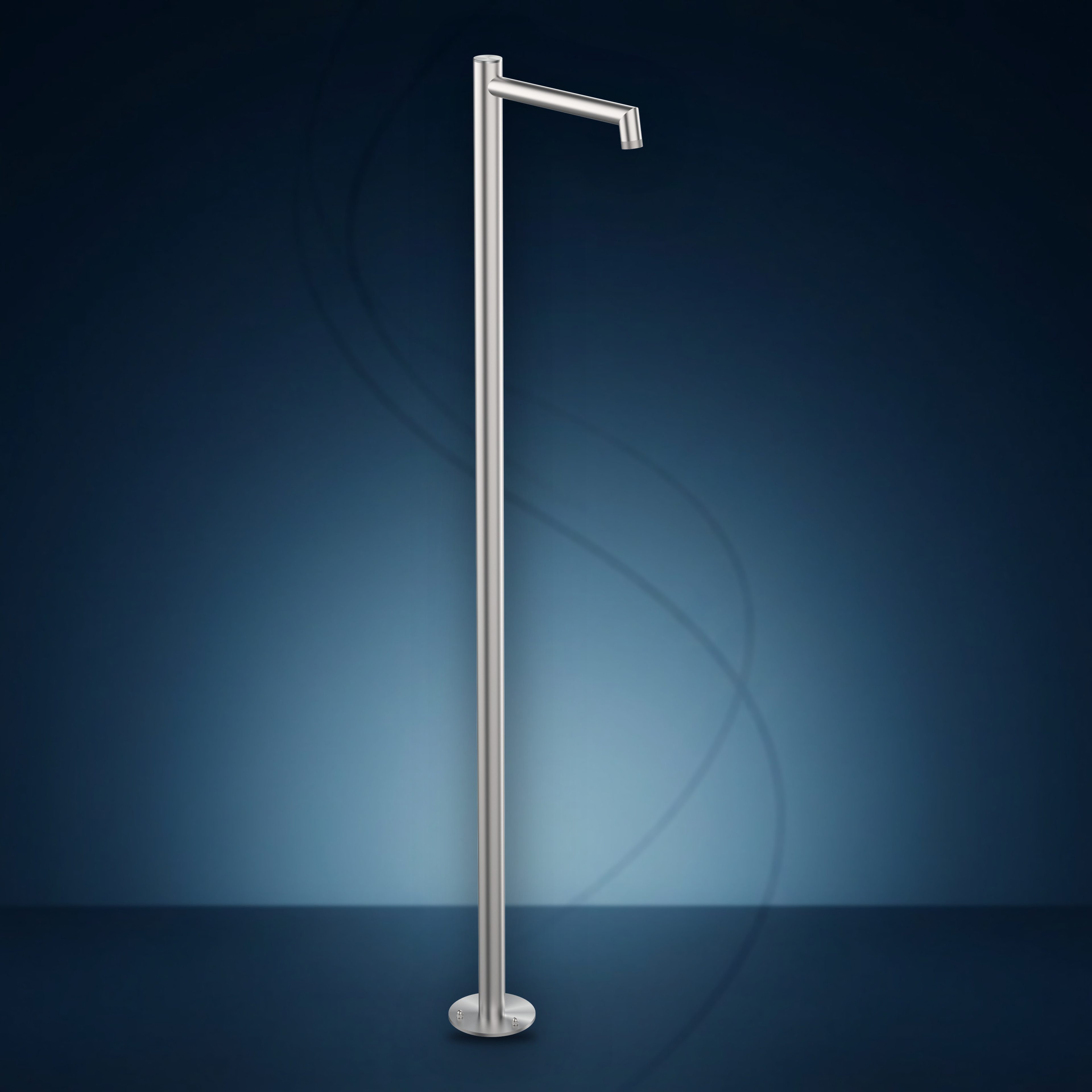 Colonna doccia con soffione incassato per comando remoto F60.RC, collezione Flamingo