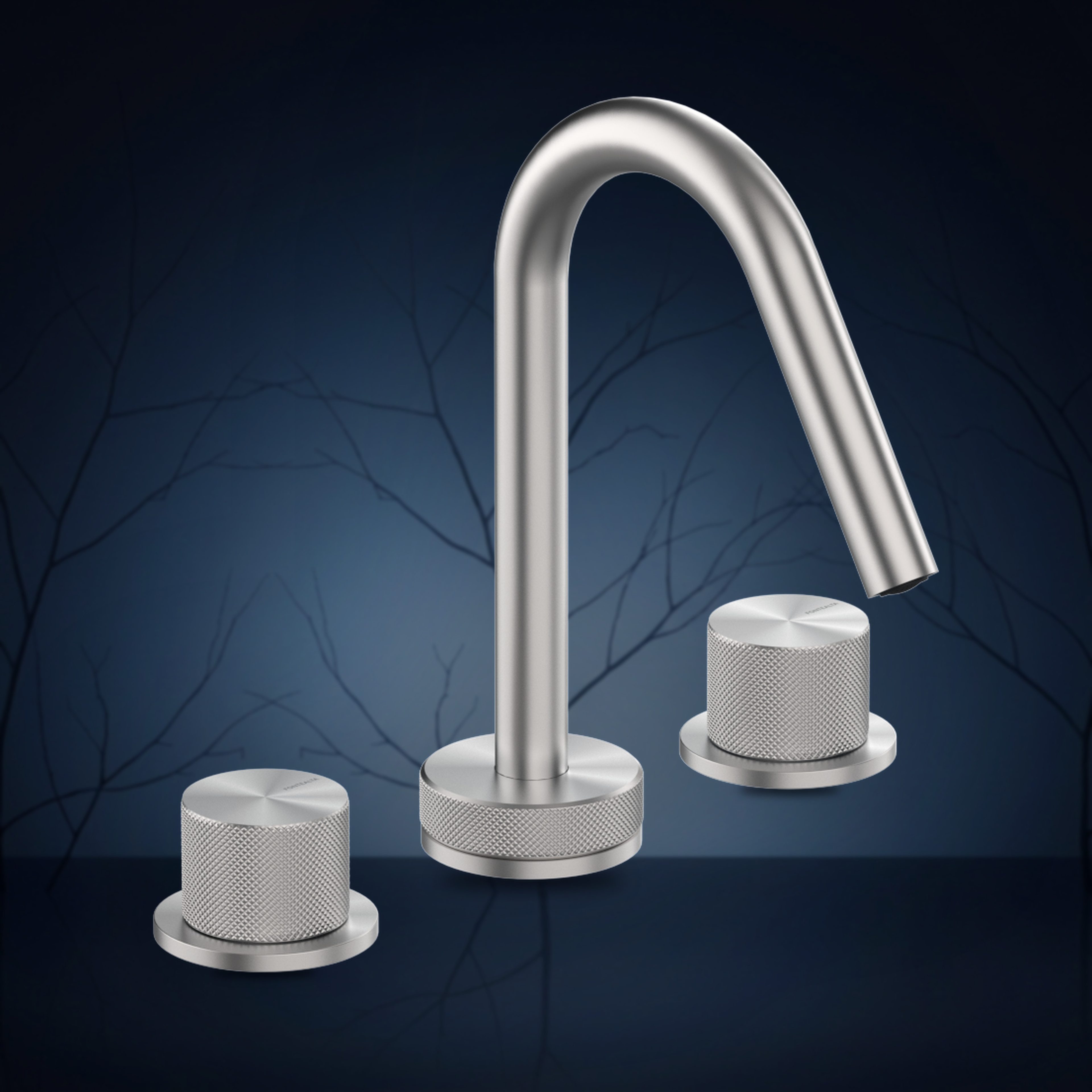 Batteria da lavabo 3 fori W3.Y, collezione Twiggy