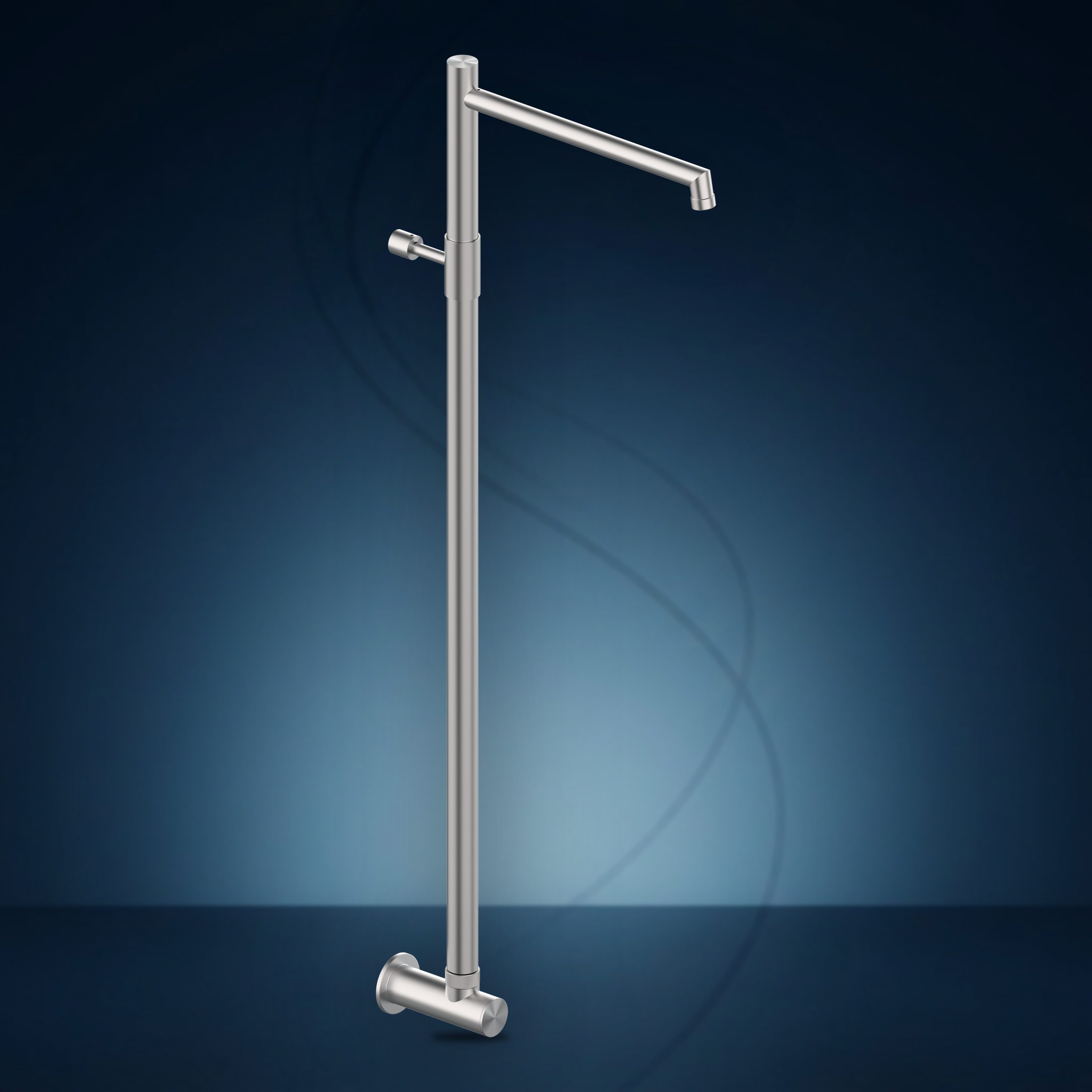 Presa d’acqua con colonna doccia e soffione incassato W5X7, collezione Flamingo