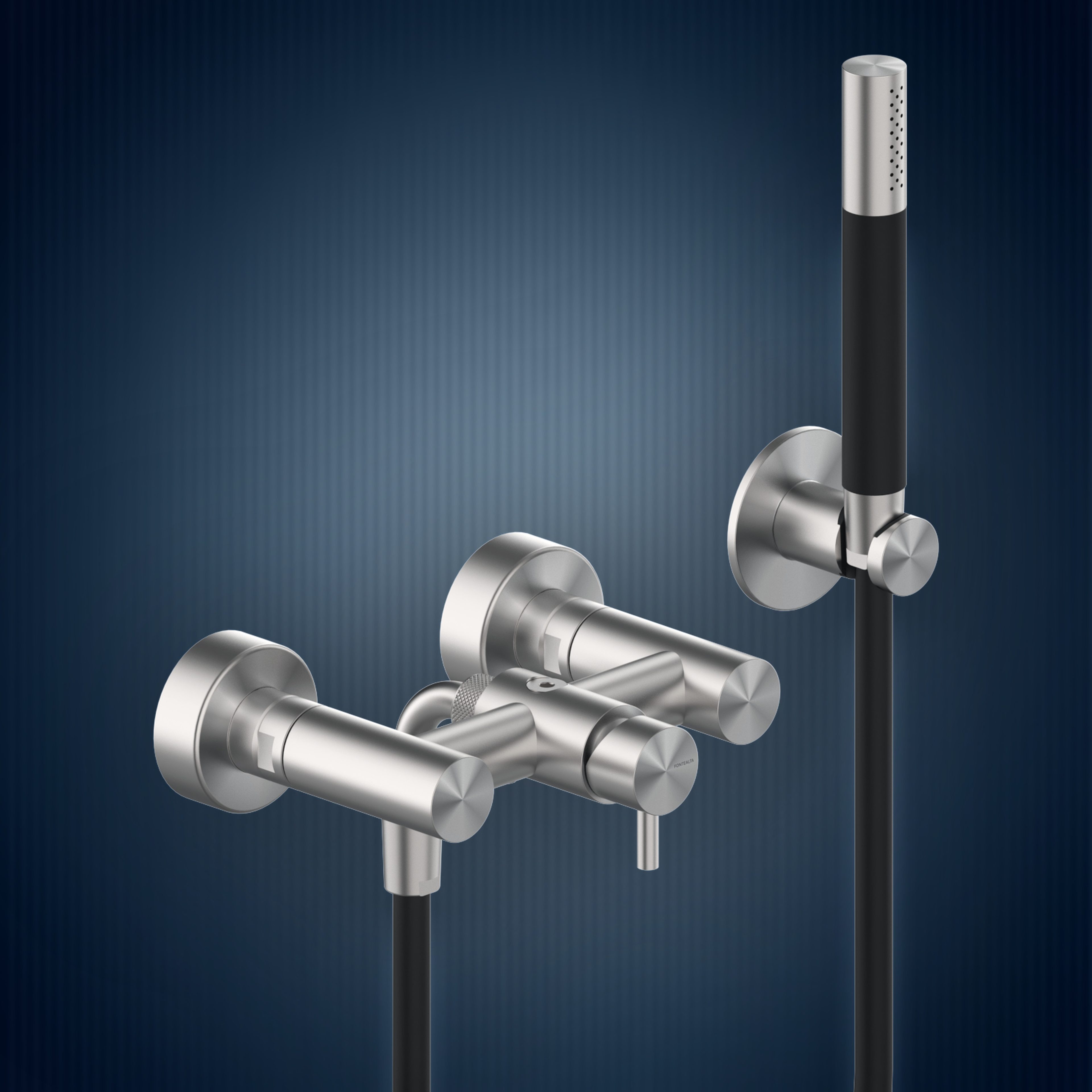 Miscelatore esterno con kit doccia WX83.SK, collezione Skinny