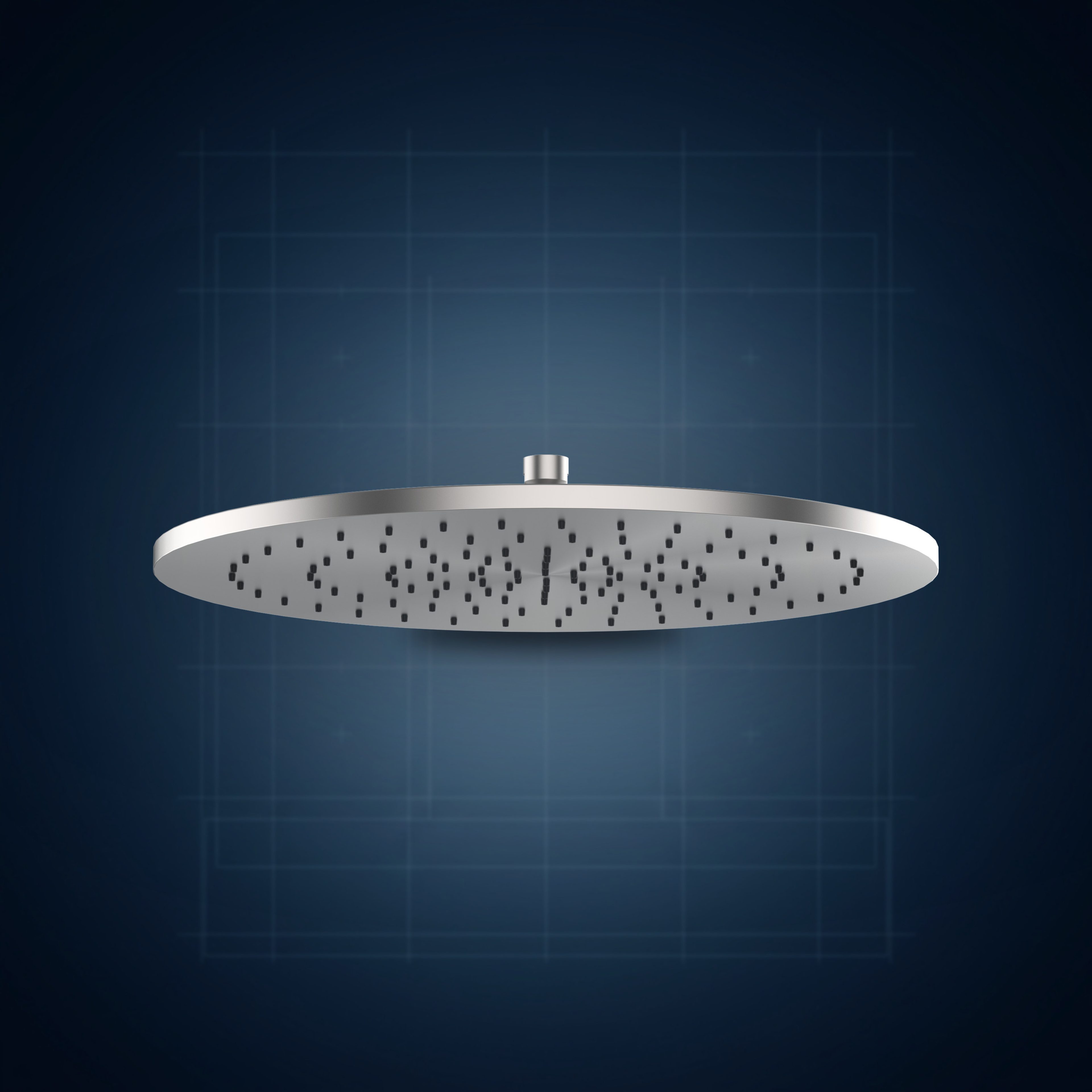 Soffione anticalcare Ø400 mm, acciaio inox AISI 316 S12, collezione Componenti doccia
