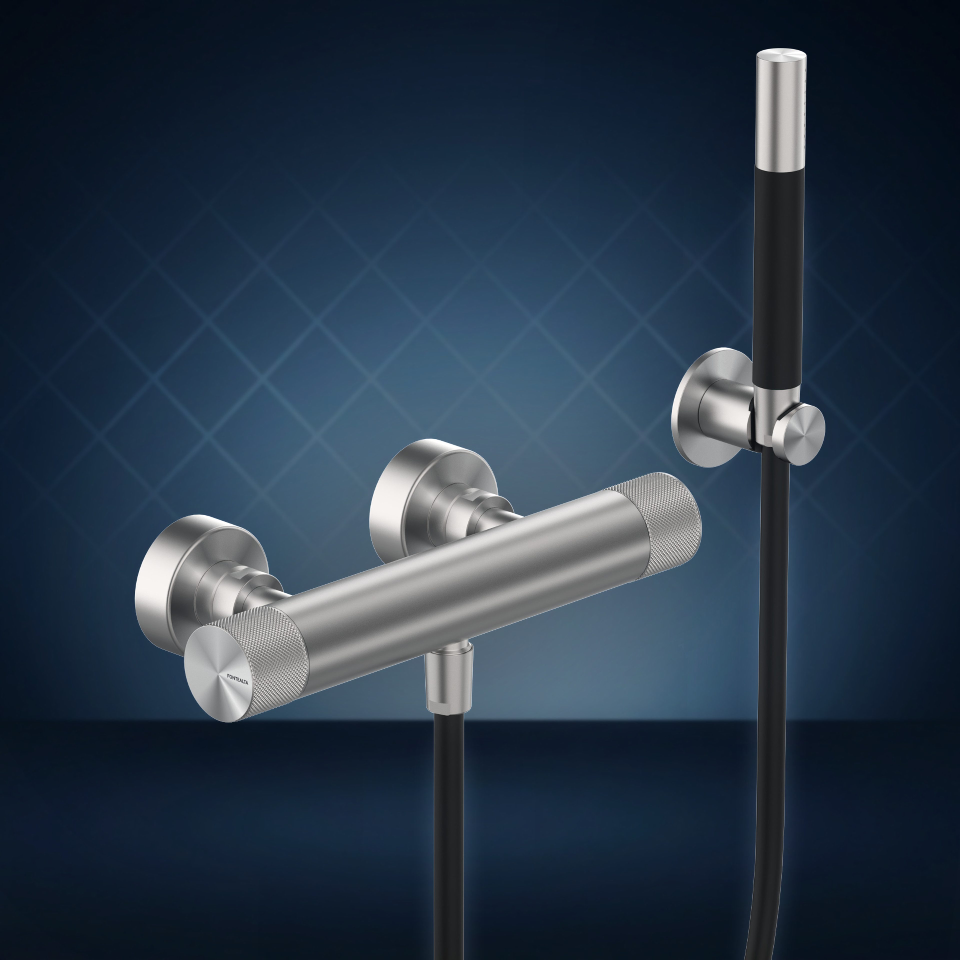 Gruppo esterno con kit doccia WX44.SK, collezione Boss Wide