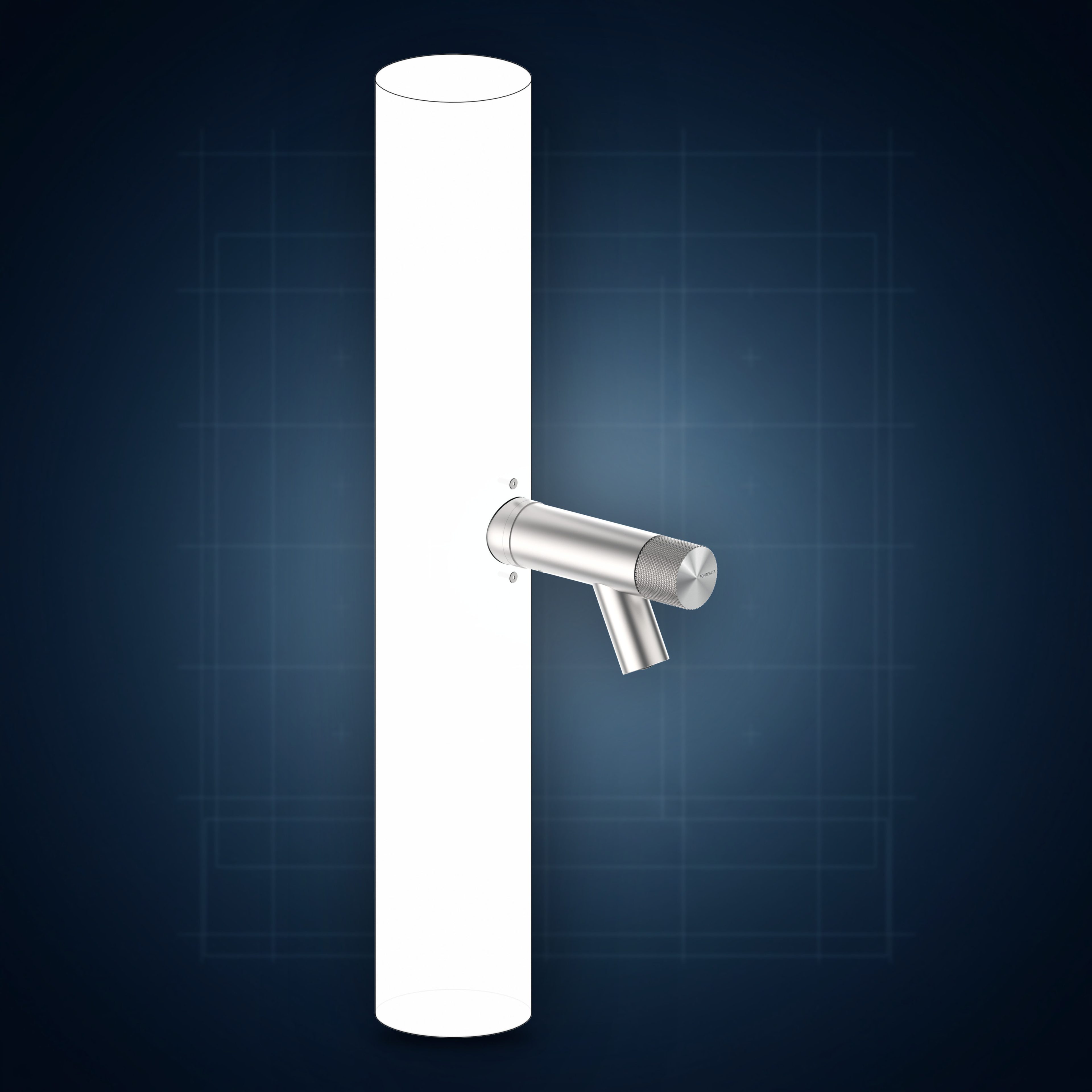 Rubinetto esterno per colonne doccia, acciaio
inox AISI 316 RE10, collezione Accessori colonna doccia