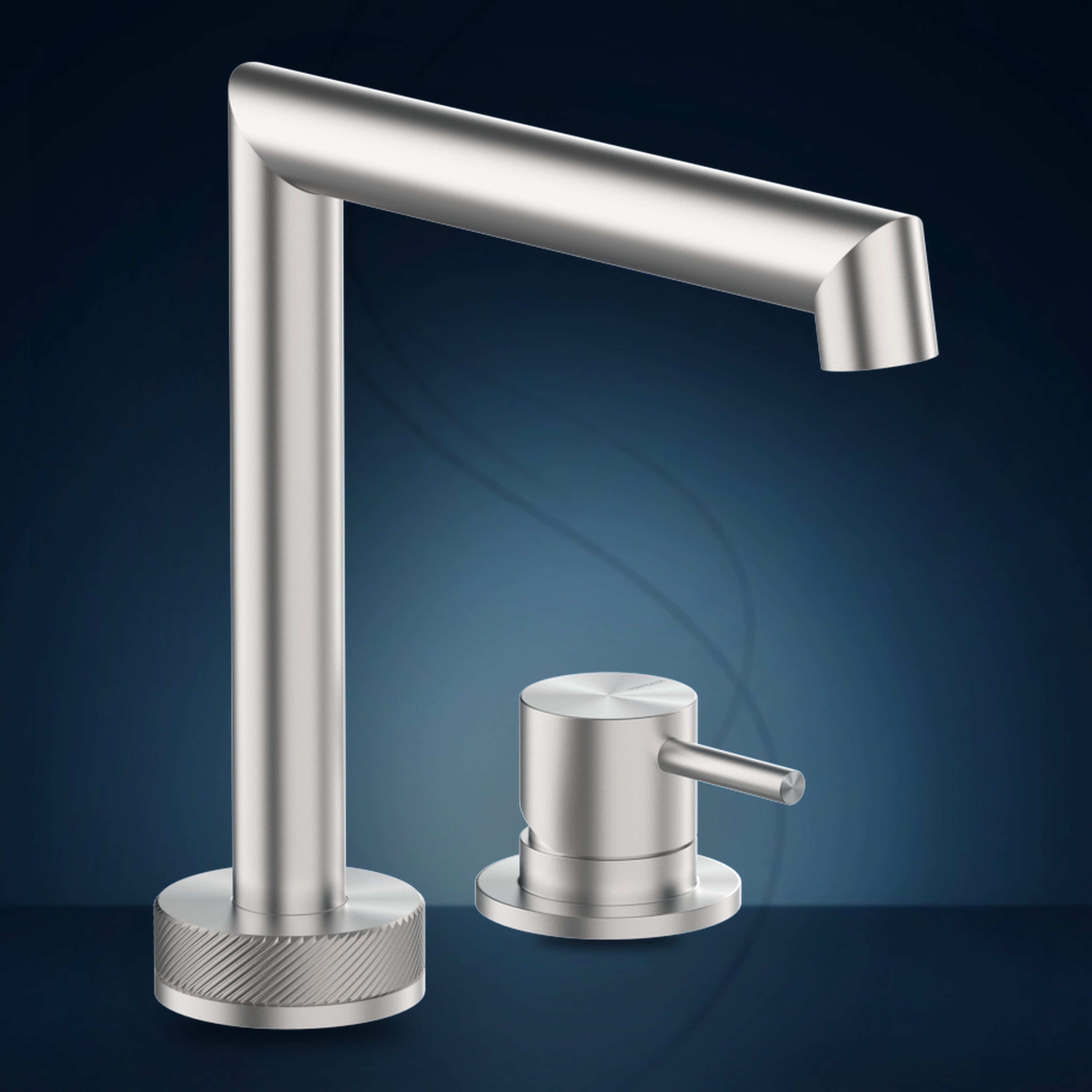 Batteria da lavabo 2 fori W2M.F, collezione Flamingo